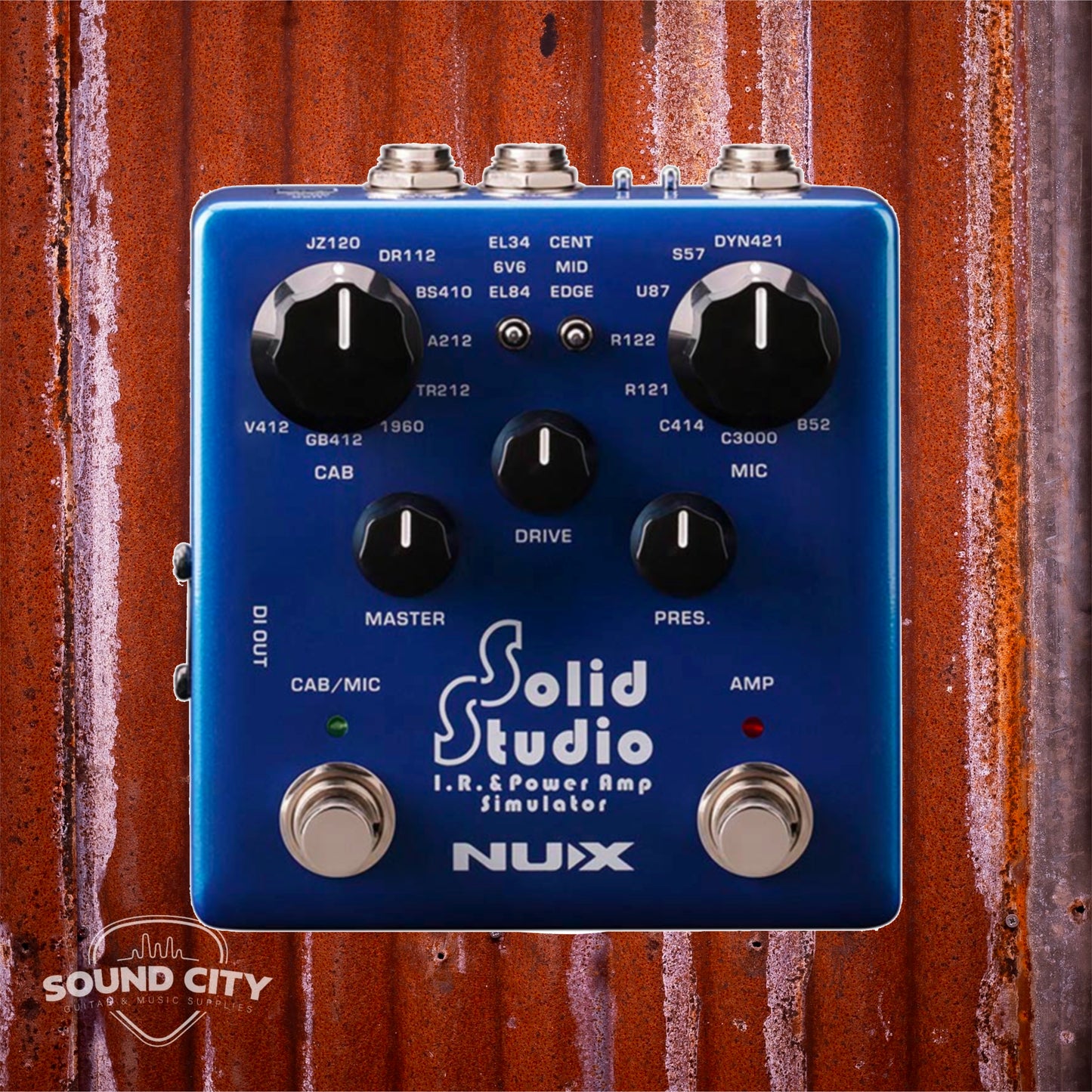 NUX NSS-5 Verdugo Series amp+cabinet+mic simulator SOLID STUDIO Effectpedaal