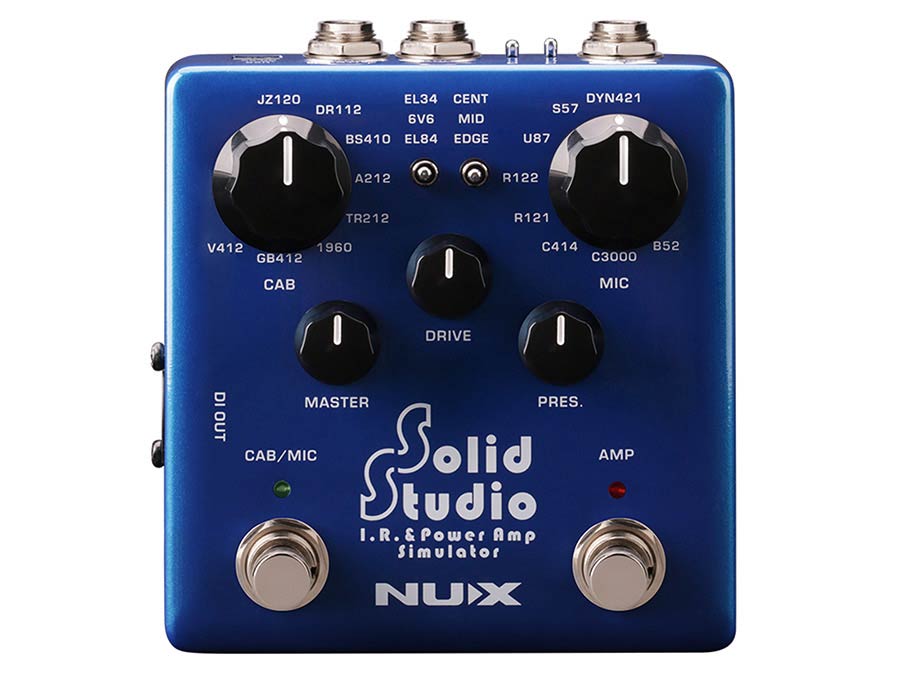 NUX NSS-5 Verdugo Series amp+cabinet+mic simulator SOLID STUDIO Effectpedaal