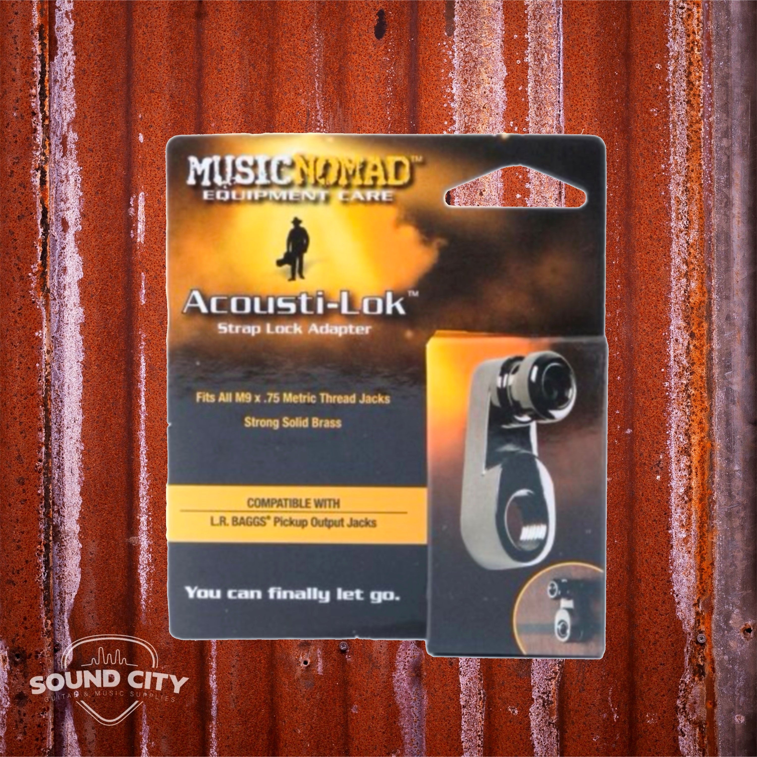 MUSIC NOMAD Strap Lock Adapter For Metric Output Jacks- MN271