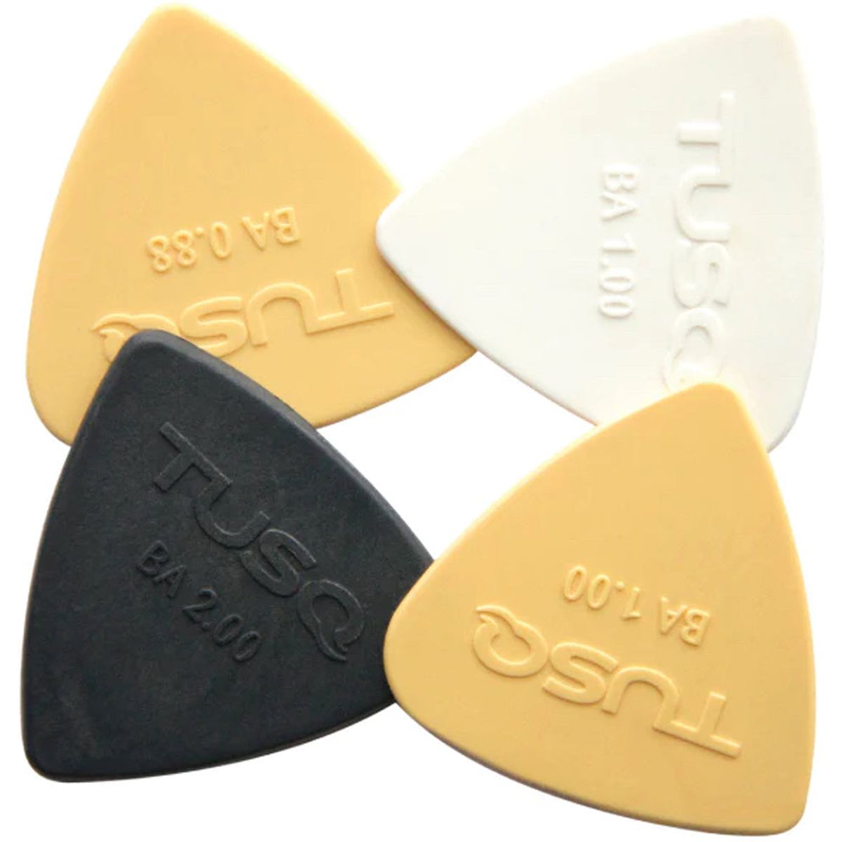 Graph Tech Tusq Bi-Angle Pick - Mixed - 4PK