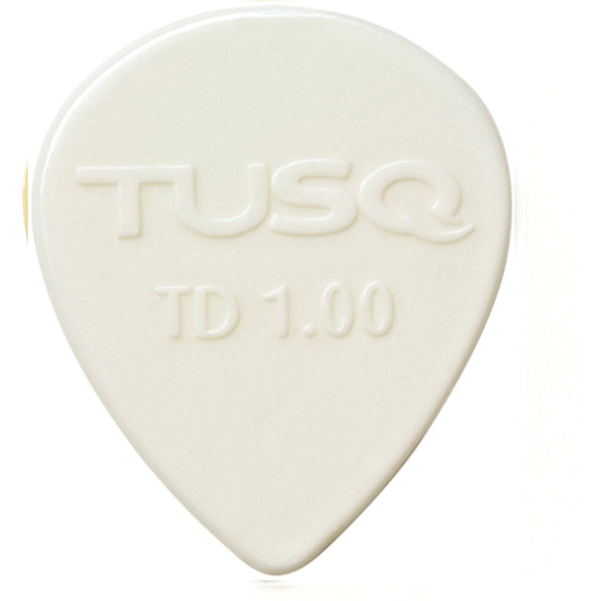Graph Tech Tusq Tear Drop Pick 1.00mm White - 6pcs