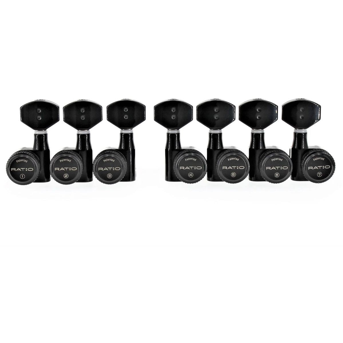 Graph Tech Ratio Electric Locking 4+3 Mini Contemporary - Black