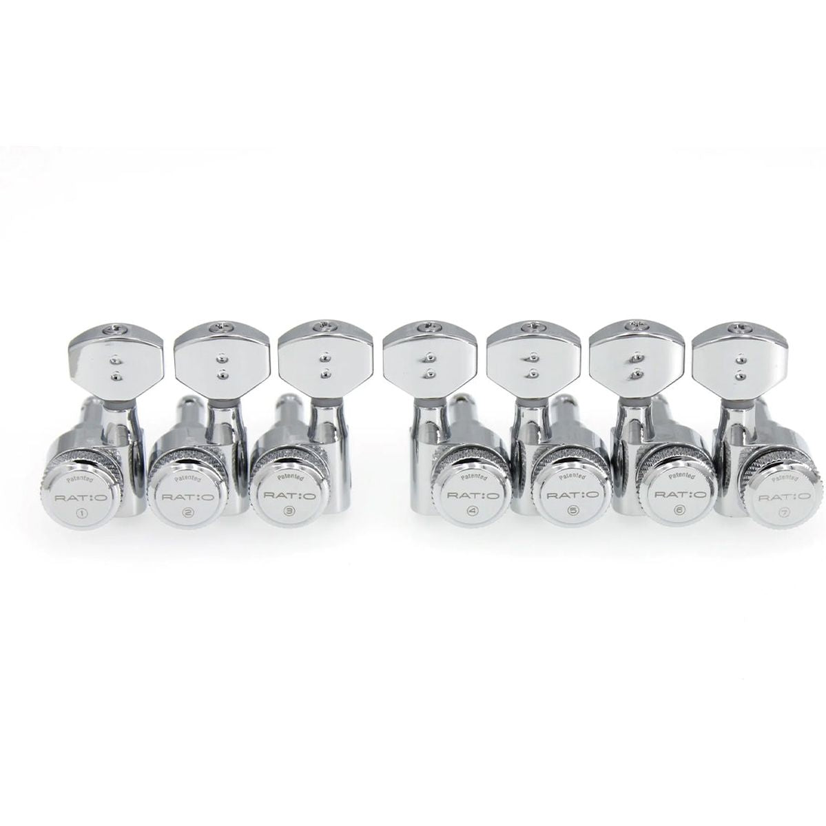 Graph Tech Ratio Electric Locking 4+3 Mini Contemporary - Chrome