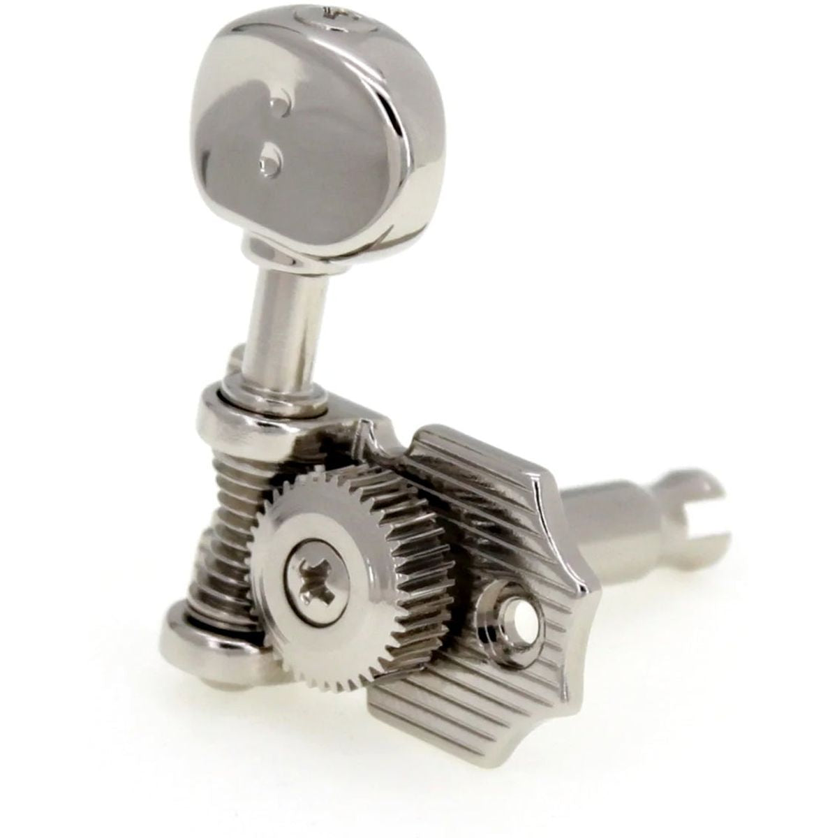 Graph Tech Ratio Electric 6 Inline Waffle - Vintage Nickel