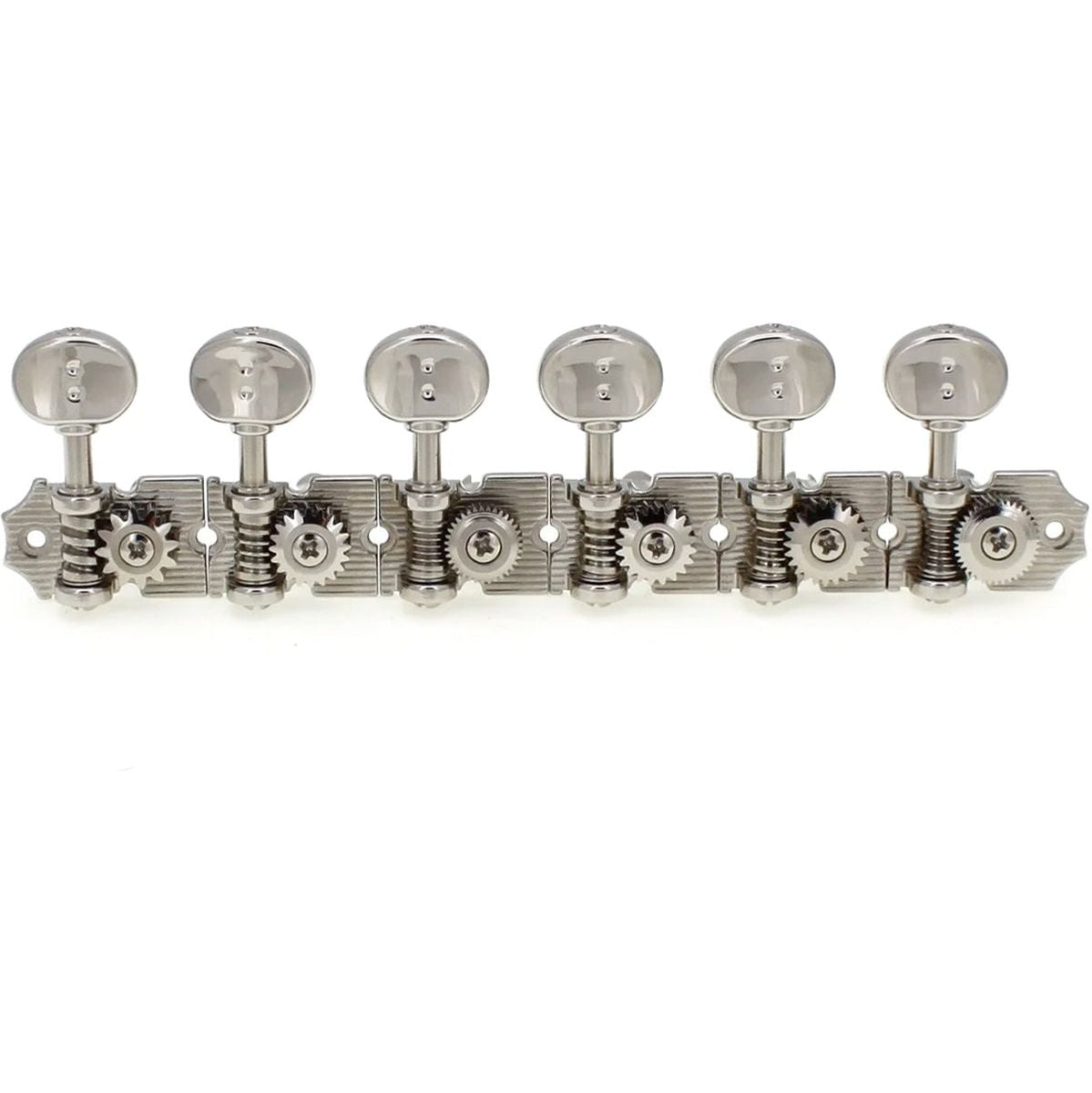 Graph Tech Ratio Electric 6 Inline Waffle - Vintage Nickel