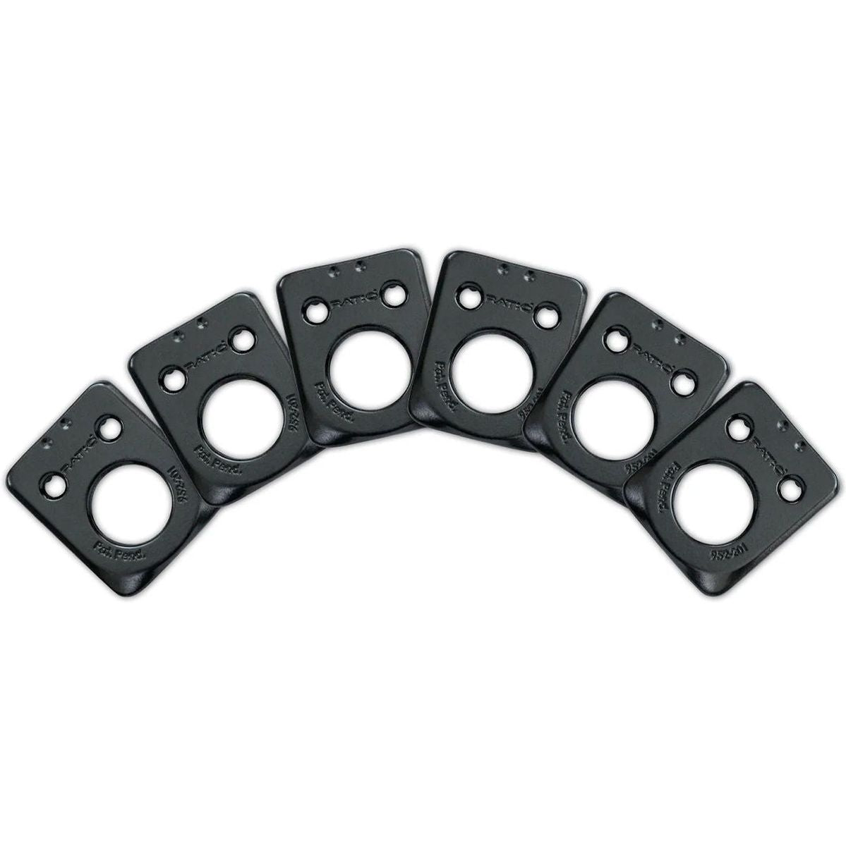 Graph Tech Ratio Plate For Fender Style 2 Pin Hole - Black