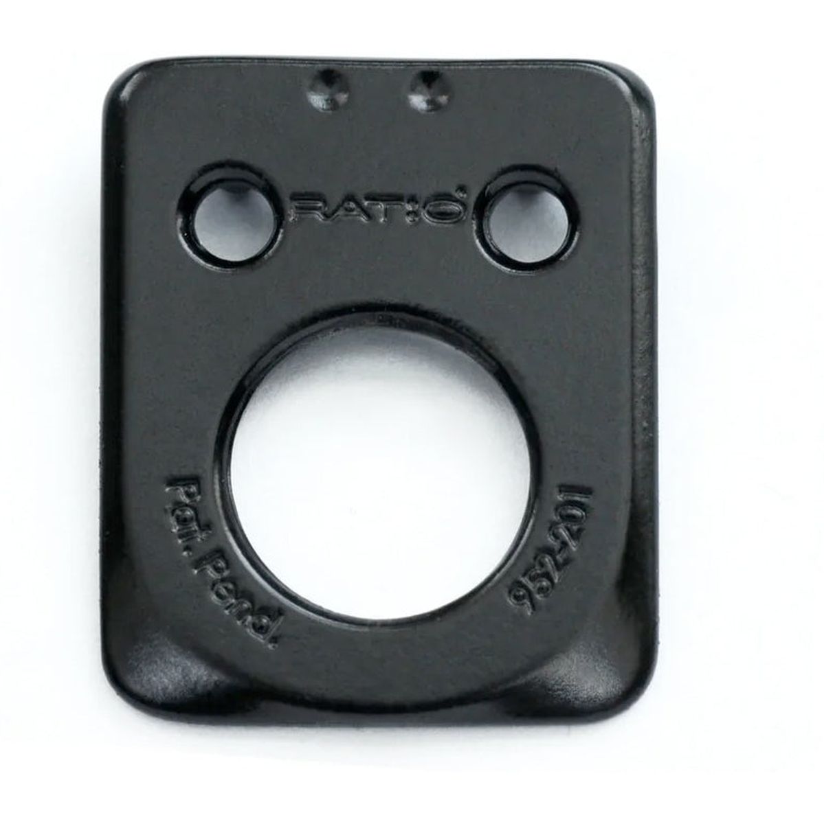 Graph Tech Ratio Plate For Fender Style 2 Pin Hole - Black (1PC)