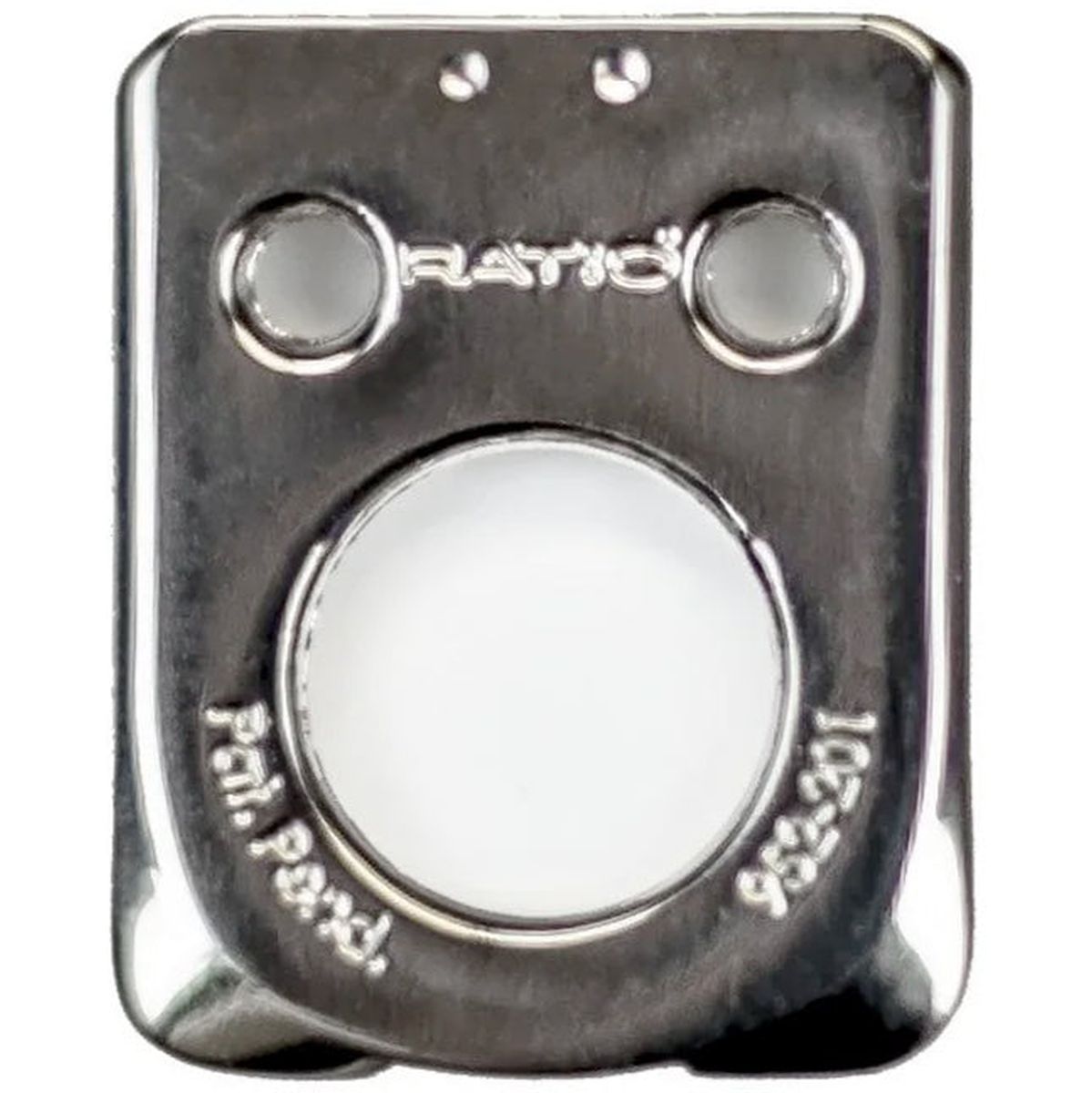 Graph Tech Ratio Plate For Fender Style 2 Pin Hole - Nickel (1PC)
