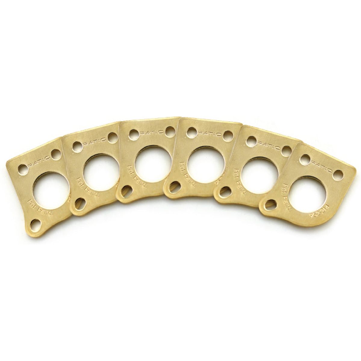 Graph Tech Ratio Plate For 45 Degree Screw Hole - Gold