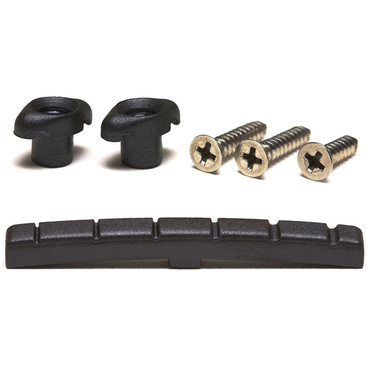 Graph Tech Black Tusq XL Nut - Slotted Nut And Retainer Pak