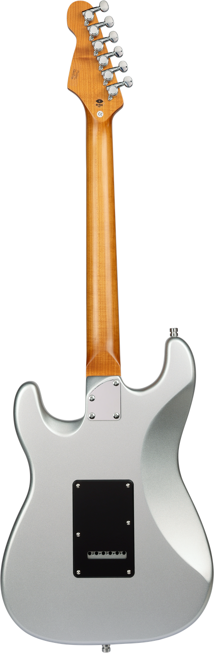 Patina PS-4 Silver Metallic HSS S-Style Elektrische gitaar