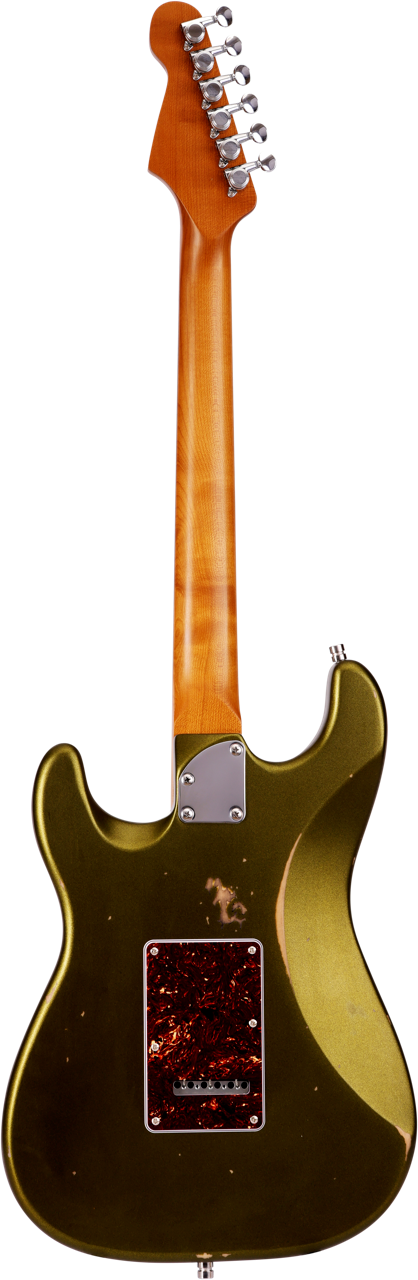 Patina PS-6 Sherwood Green Relic SSS S-Style Elektrische gitaar