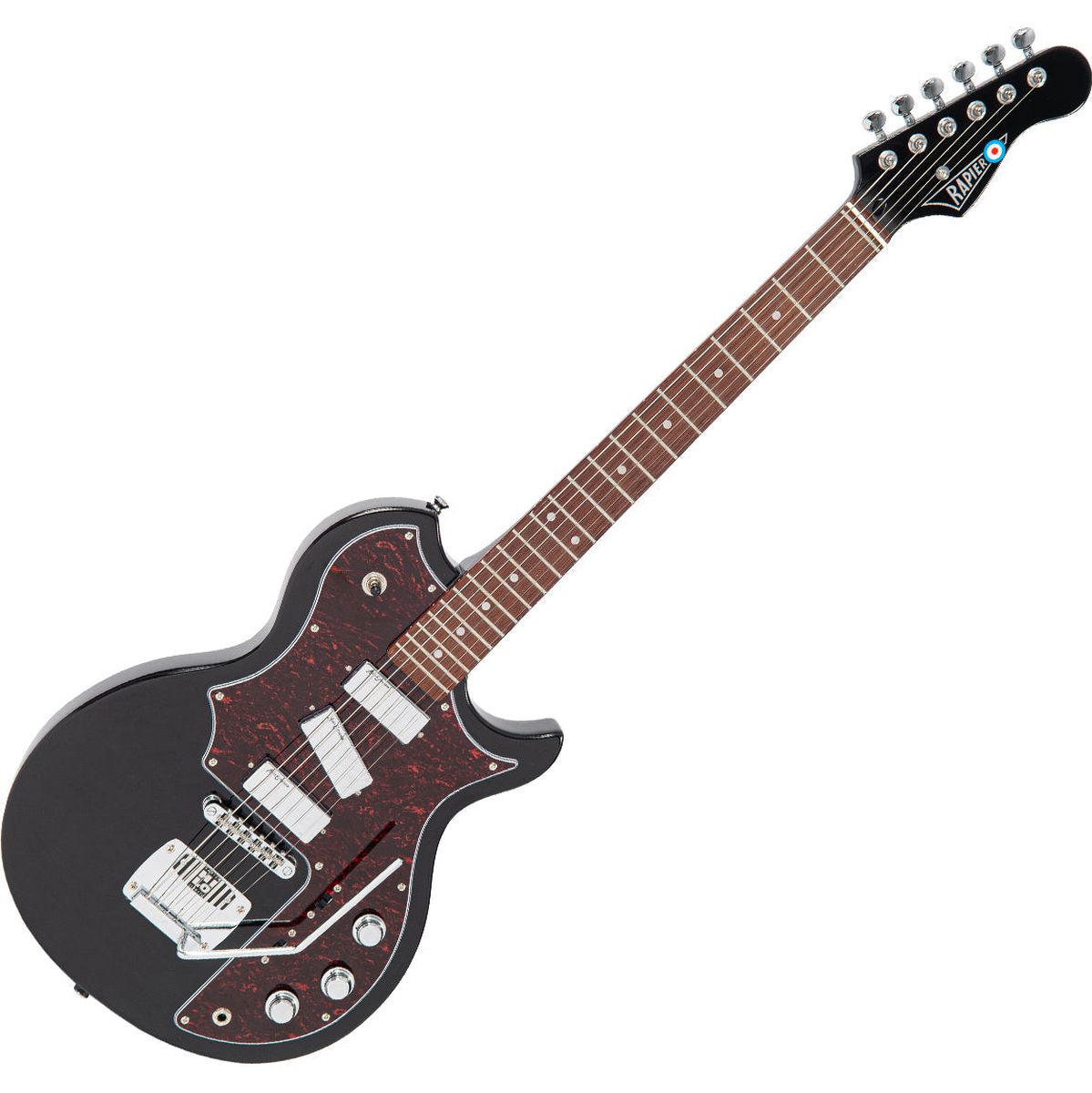 Rapier Deluxe Electric Guitar - Gloss Black