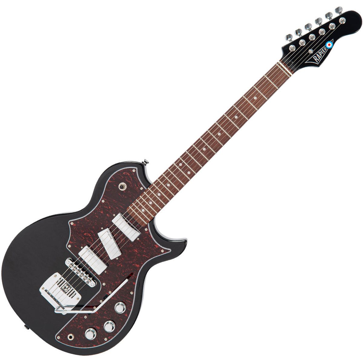 Rapier Deluxe Electric Guitar - Gloss Black
