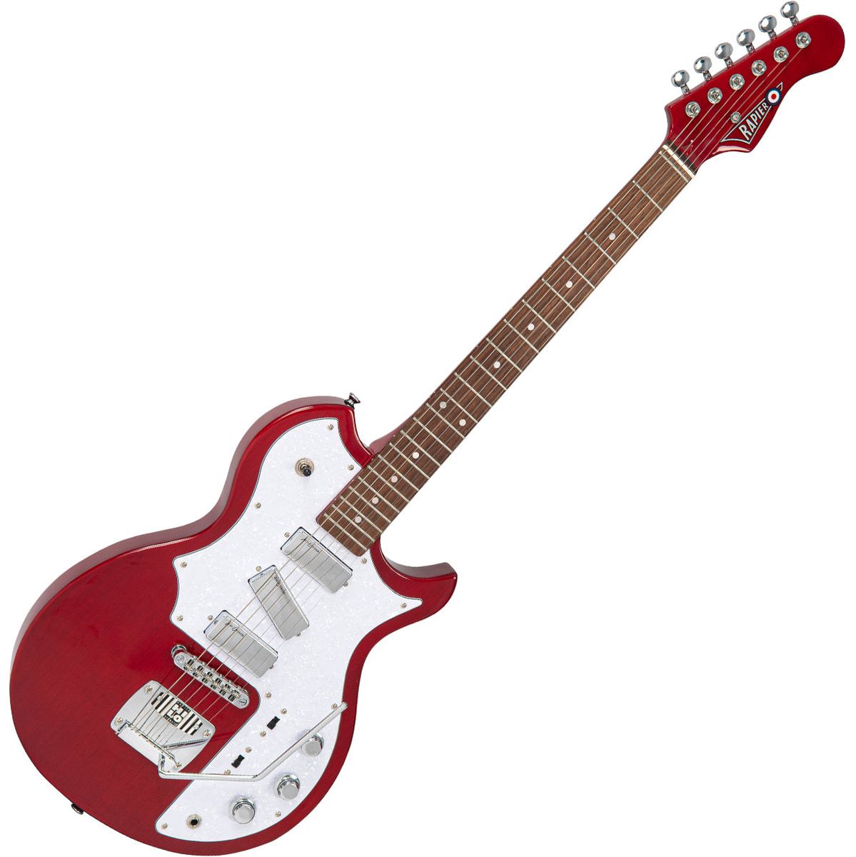Rapier Deluxe Electric Guitar - Thru Red