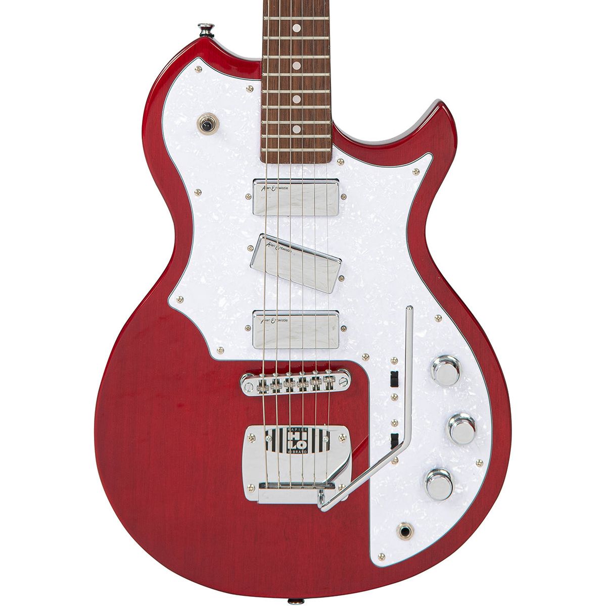 Rapier Deluxe Electric Guitar - Thru Red