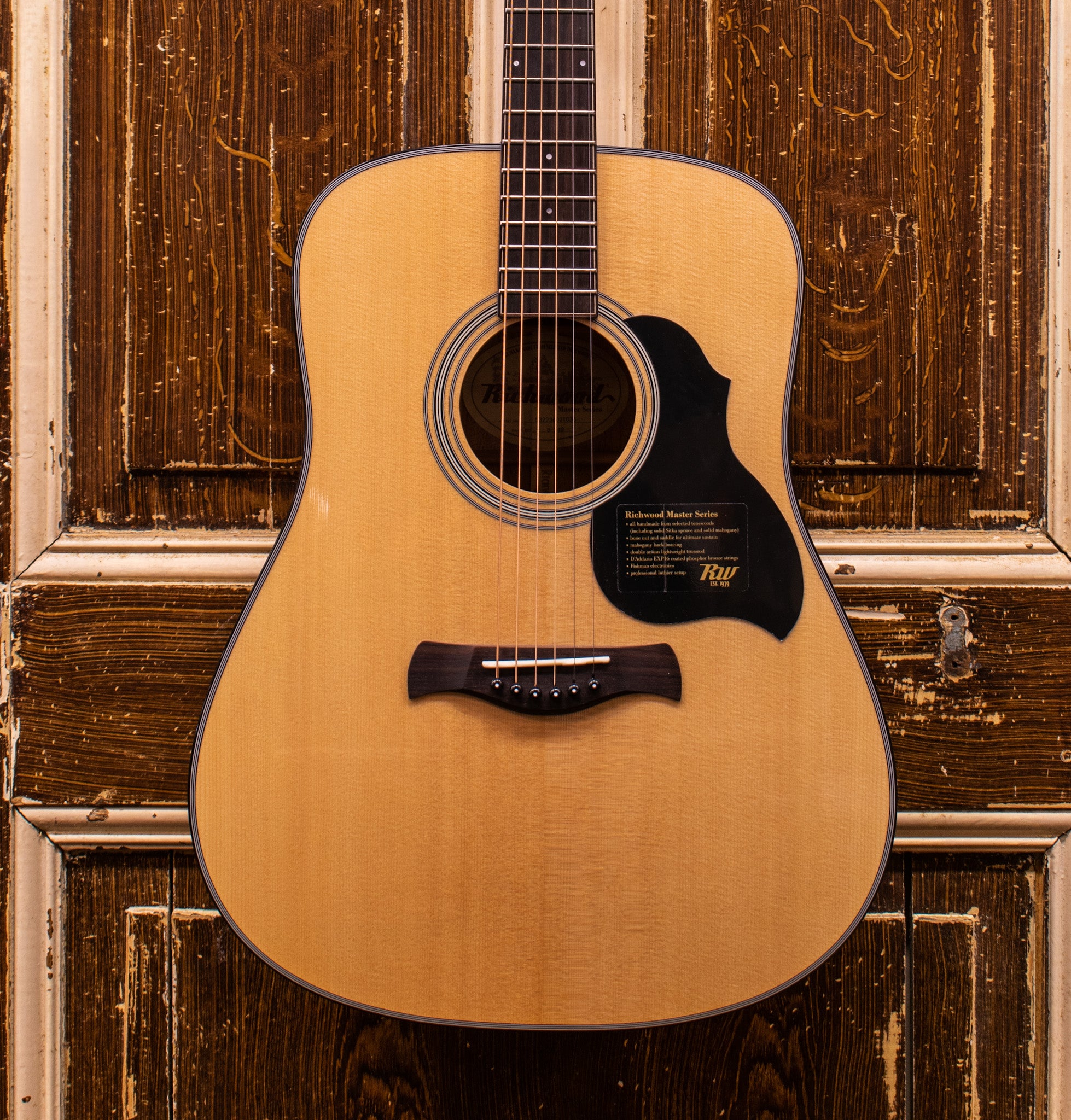 Richwood D-240 All Solid Custom Shop Series Handmade Westerngitaar