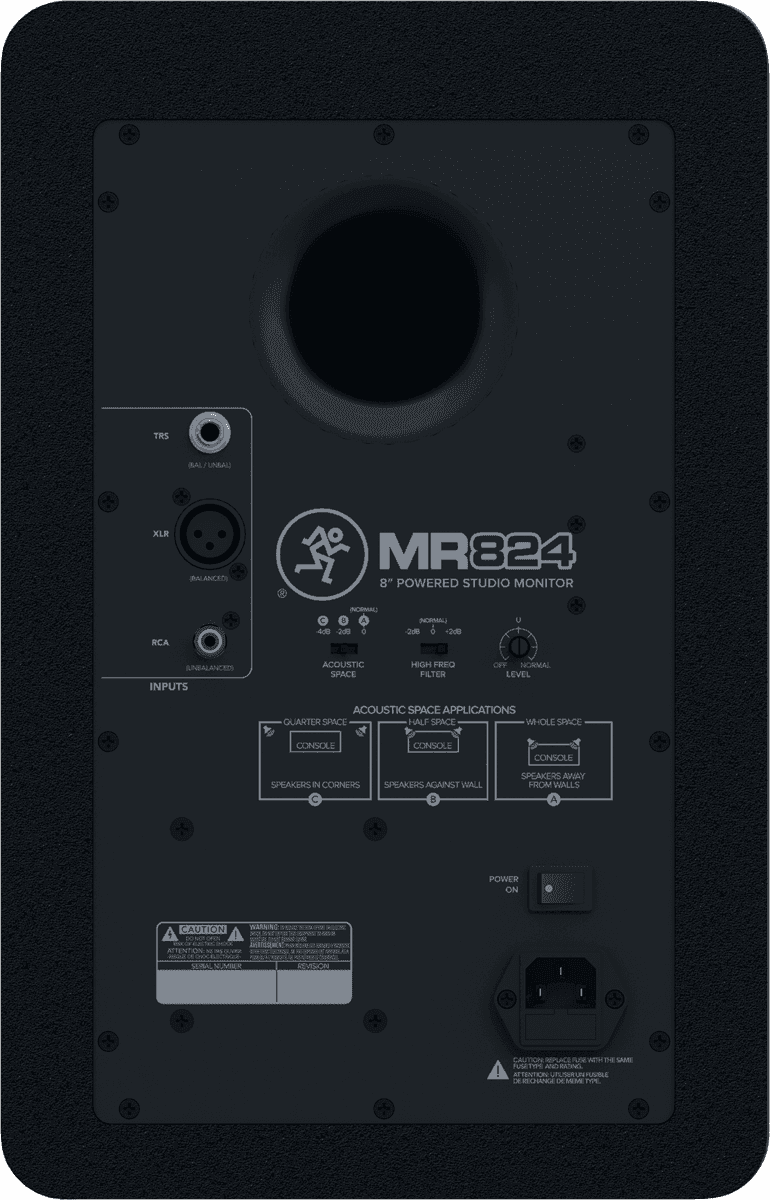 Mackie RMK MR824 8" Powered Studio Monitor