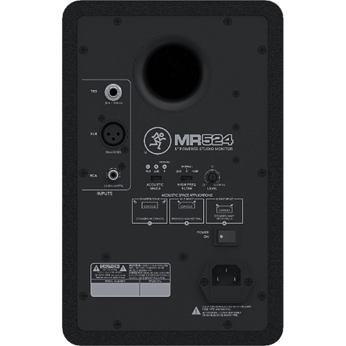 Mackie MR524 Monitoring Enceinte Active Bi-Amplifiée 5" 50W RMS (Individual)