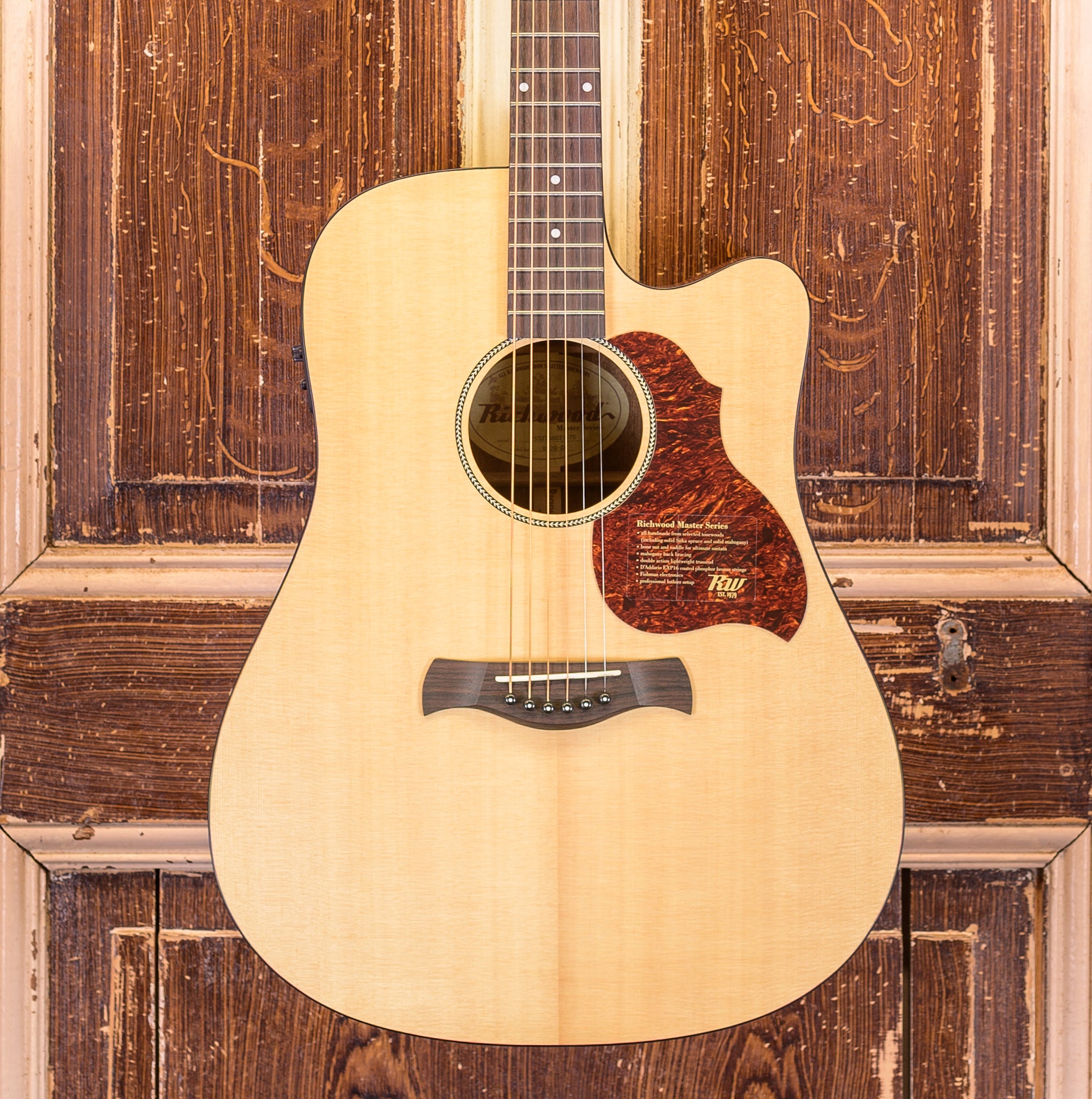 Richwood D-20CE Dreadnought Master Series Handmade Westerngitaar