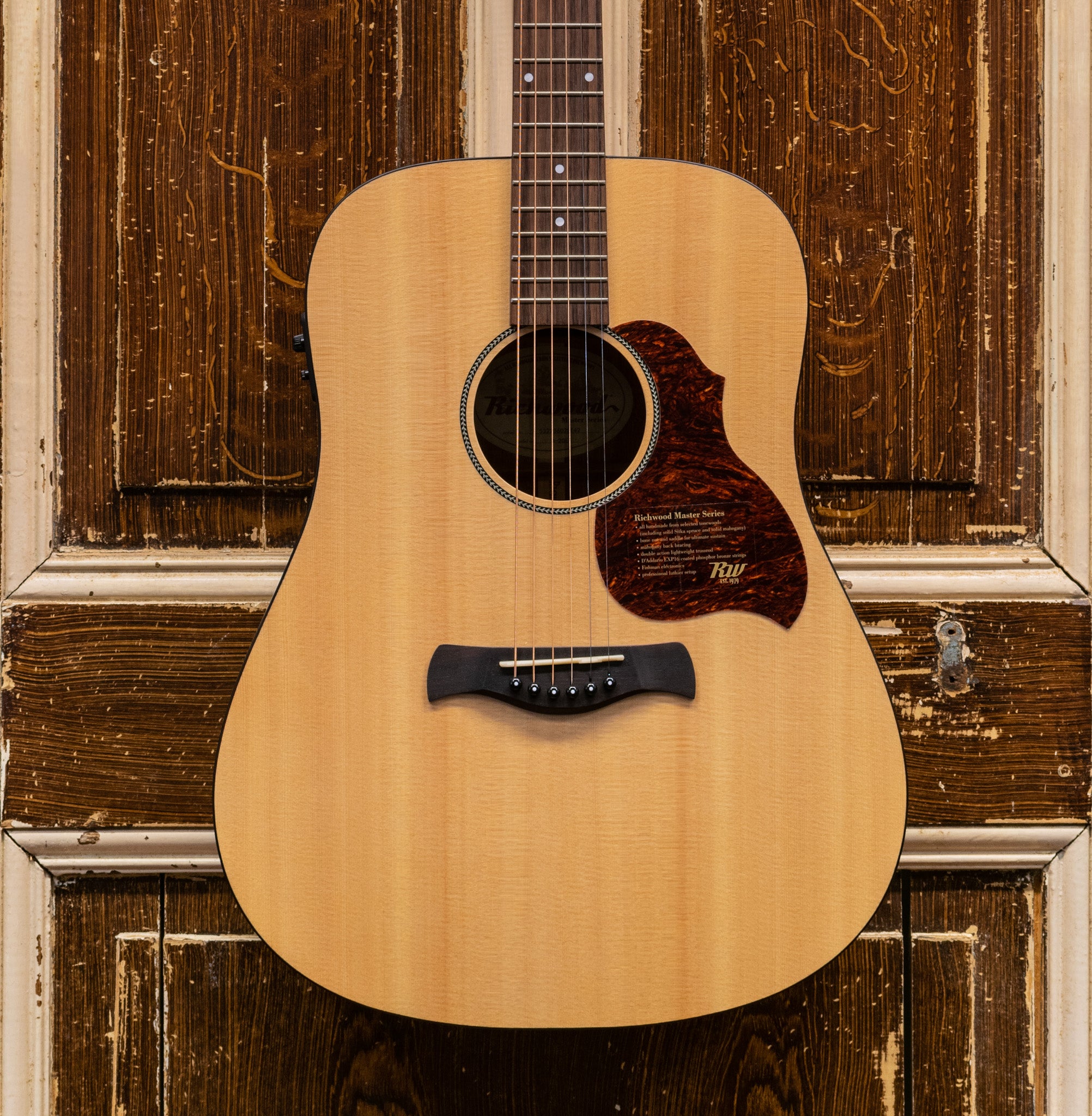 Richwood D-20E Dreadnought Master Series Handmade Westerngitaar