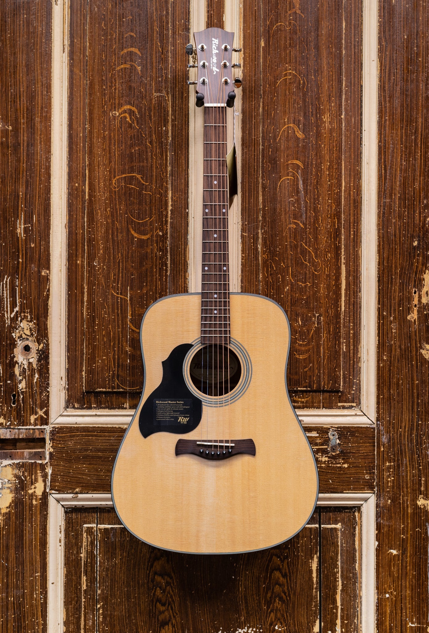 Richwood D-40L Dreadnought Master Series Handmade Westerngitaar (linkshandig)