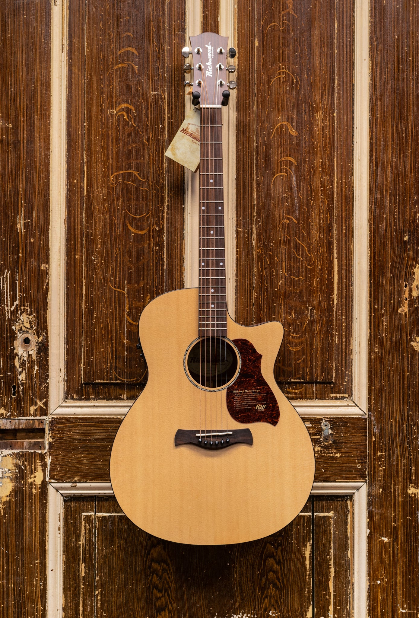 Richwood G-20-CE Grand Auditorium Master Series Handmade Westerngitaar