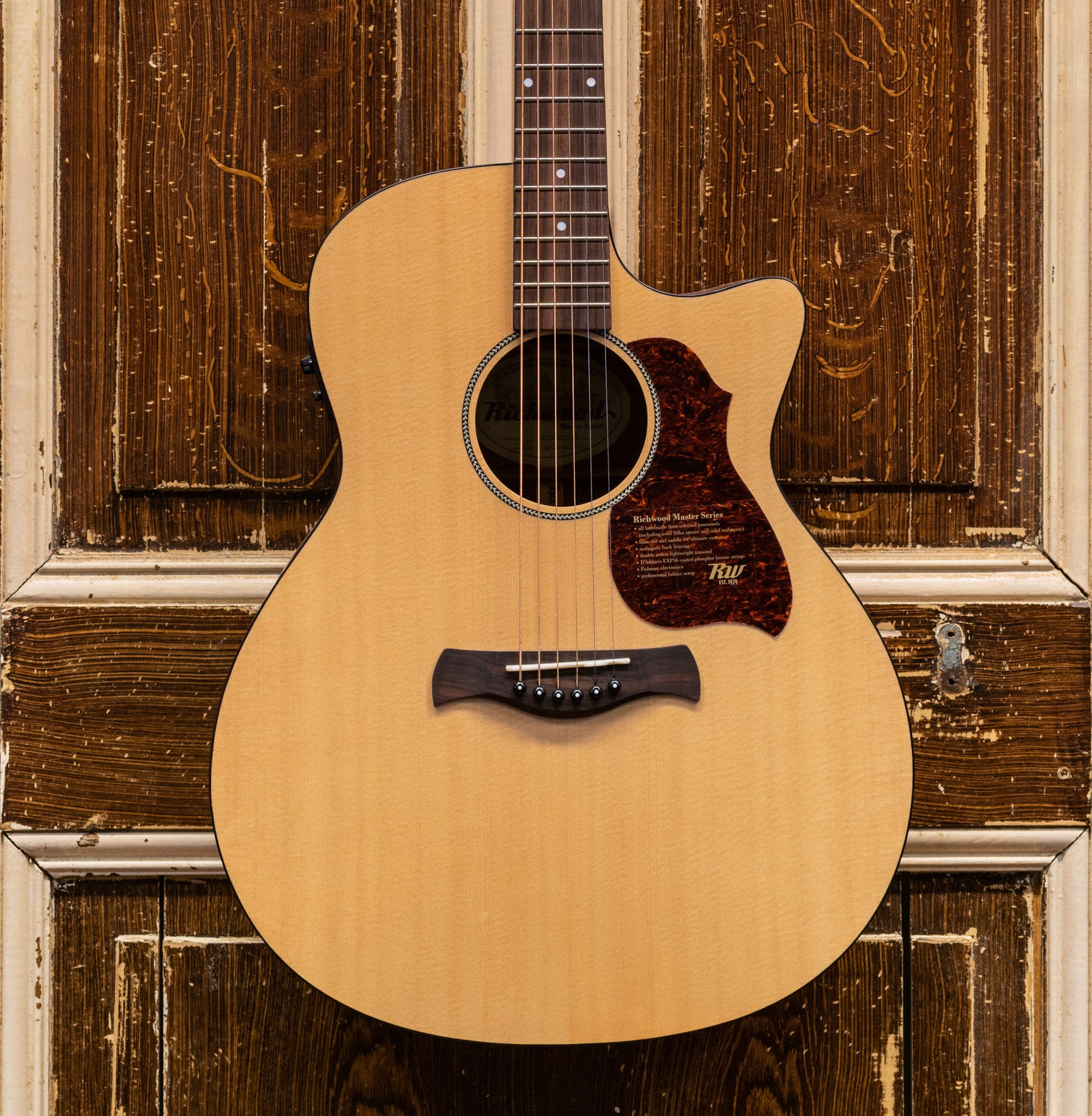 Richwood G-20-CE Grand Auditorium Master Series Handmade Westerngitaar