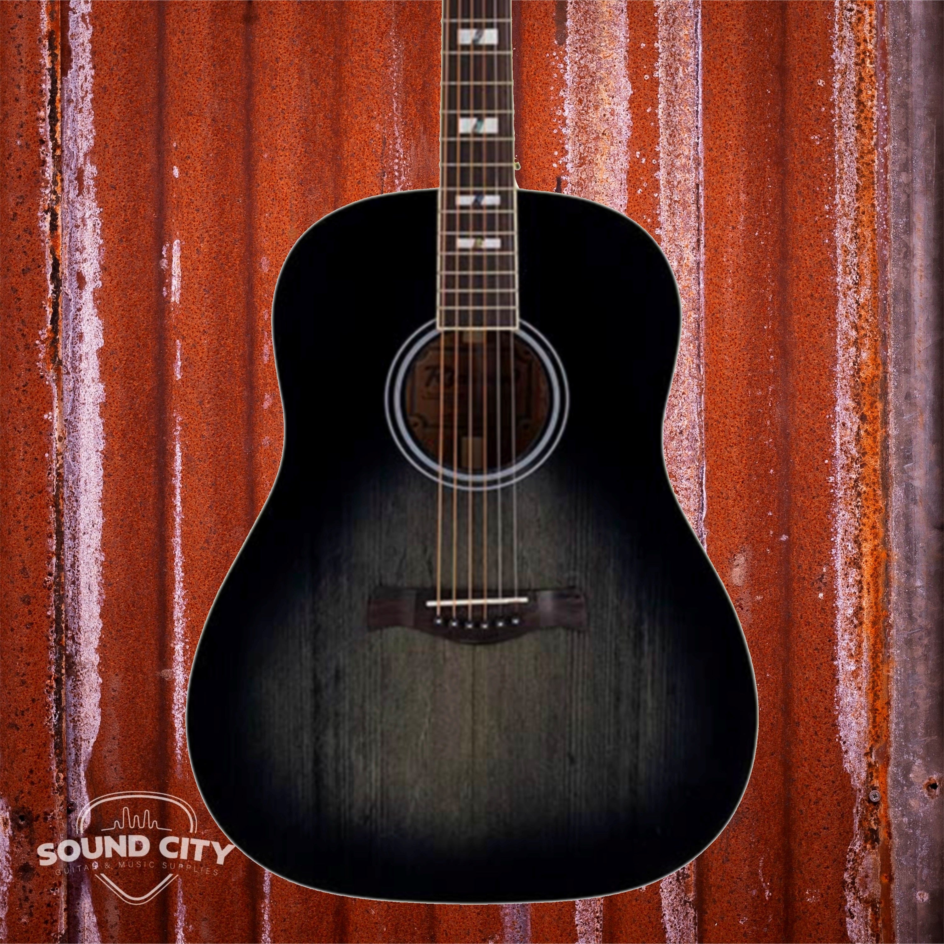 Richwood HSDS-42-TBK Dreadnought Heritage Series Handmade Westerngitaar