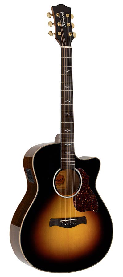 Richwood RG-27-CESB Grand Auditorium Artist Series Handmade Westerngitaar