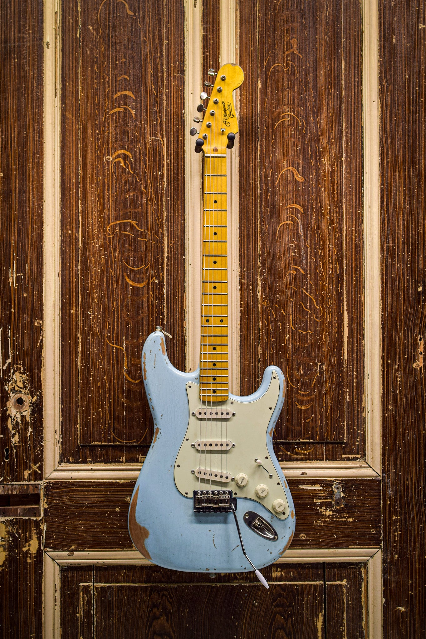 Rittenhouse Strat Blue Lollar Blackface pickups Elektrische gitaar