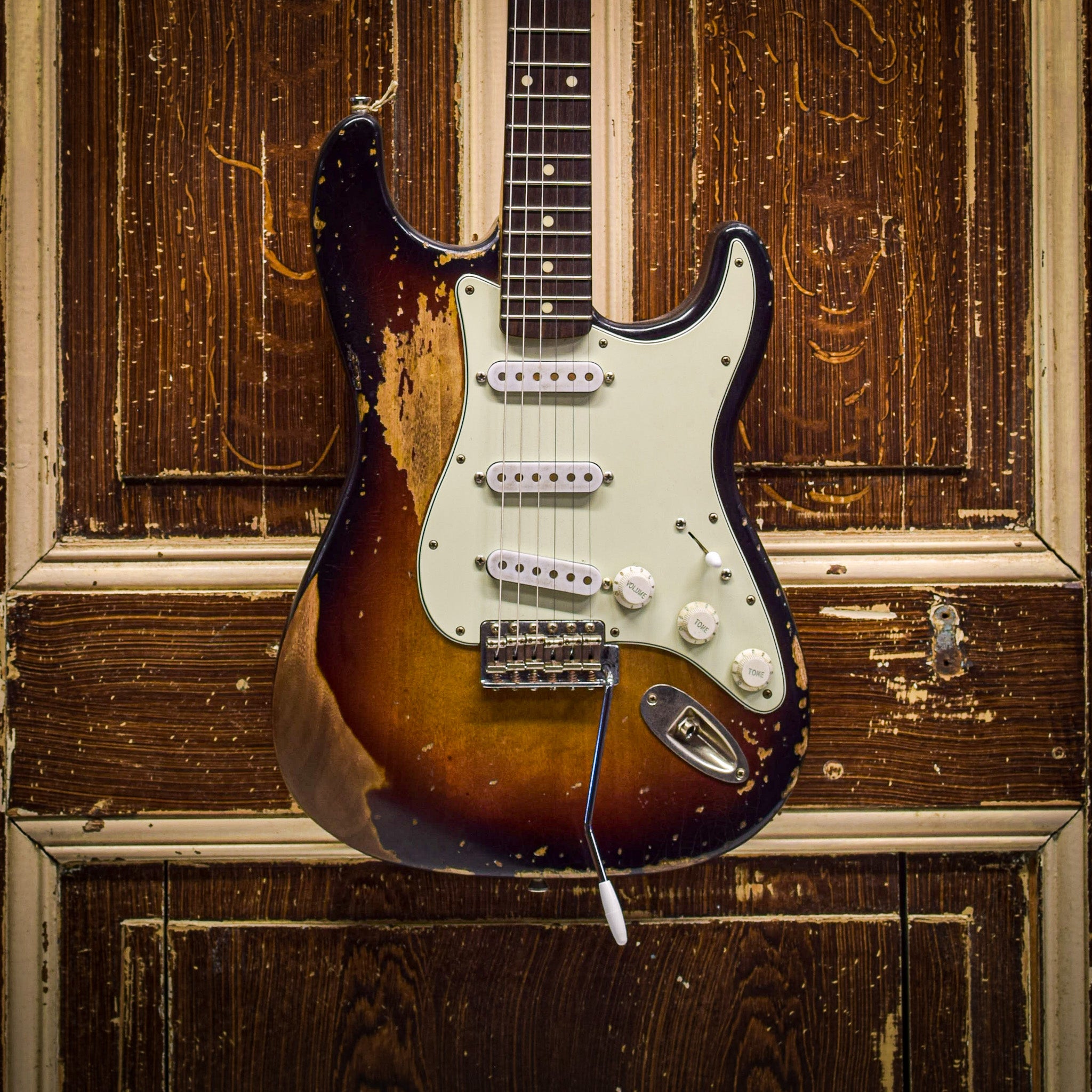 Rittenhouse Strat 3TS Lollar Blackface pickups Elektrische gitaar