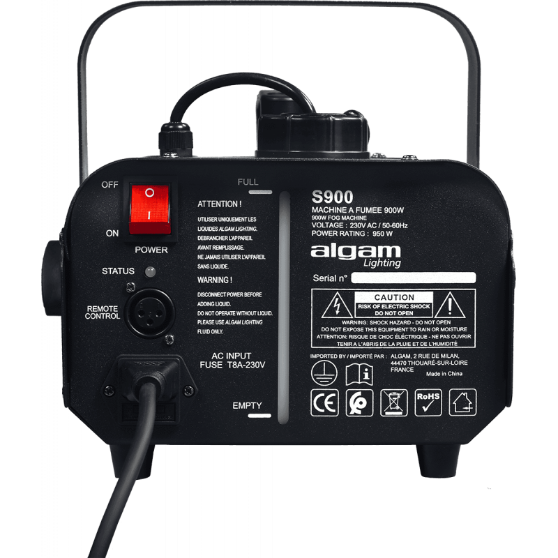 Algam Lighting S900 Rookmachine 900W