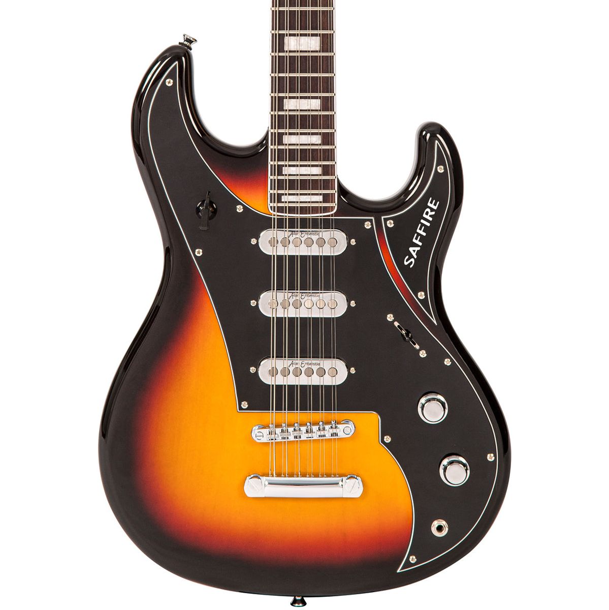 Rapier Saffire 12 Electric Guitar - 3 Tone Sunburst