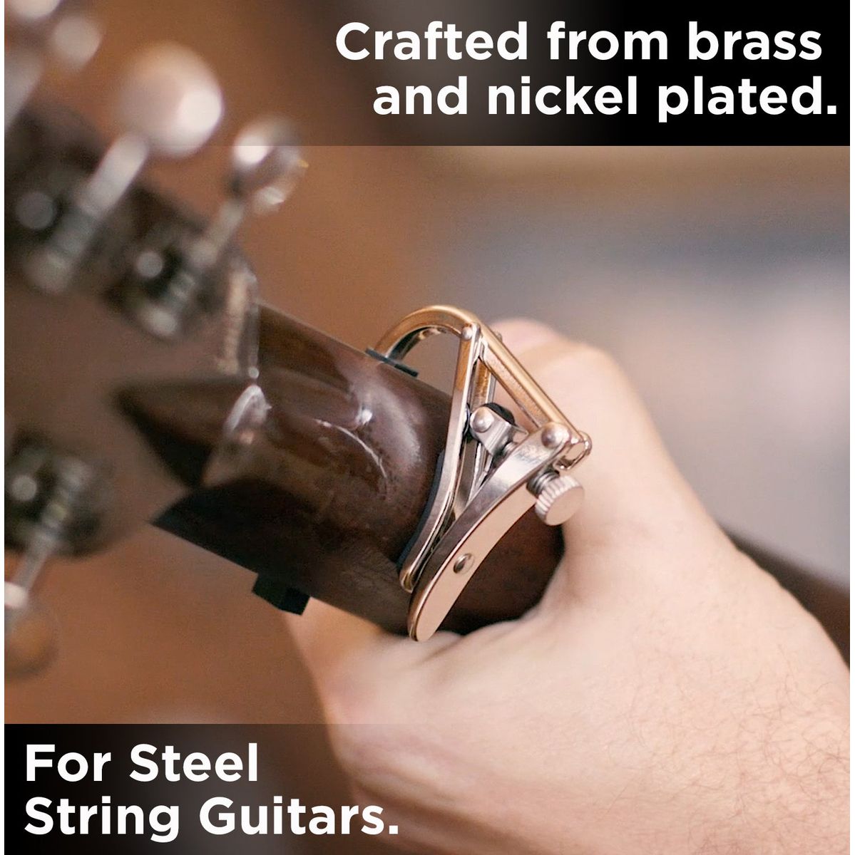 Shubb C1 Guitar Capo - Brushed Nickel