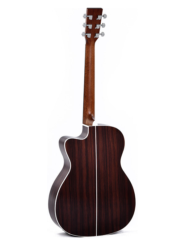 Sigma Guitars OMTC-1E OM Westerngitaar met element - Sunburst Gloss