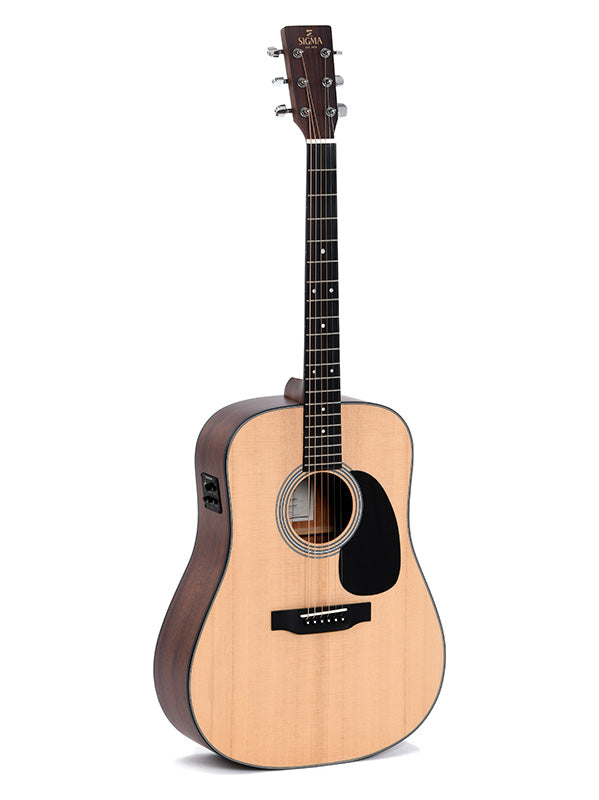 Sigma Guitars SDM-STE All Solid Dreadnought Westerngitaar - Natural Satin