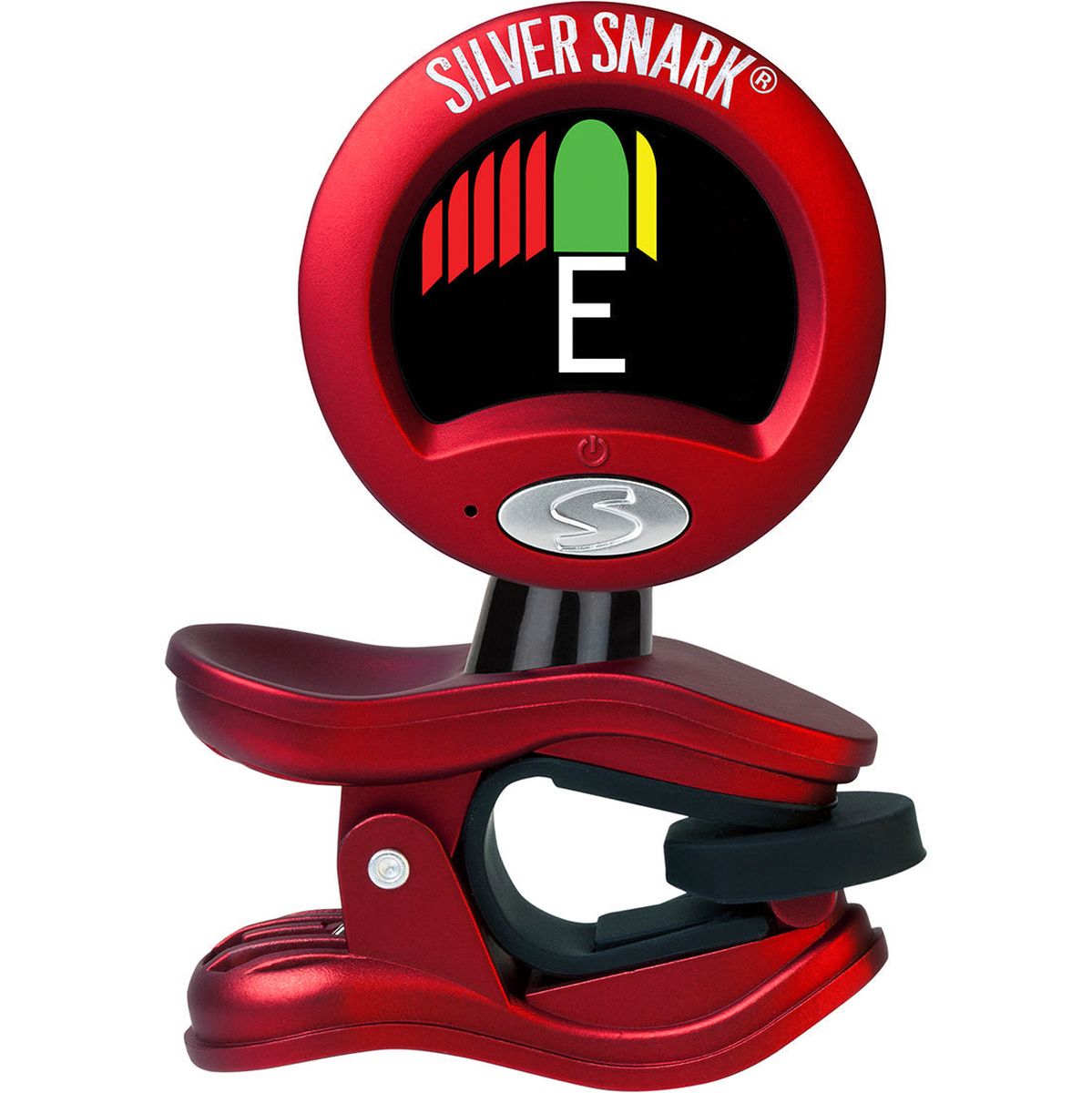 Snark Tuner Silver 2 - Clip On Chromatic Guitar Tuner - Red Silver