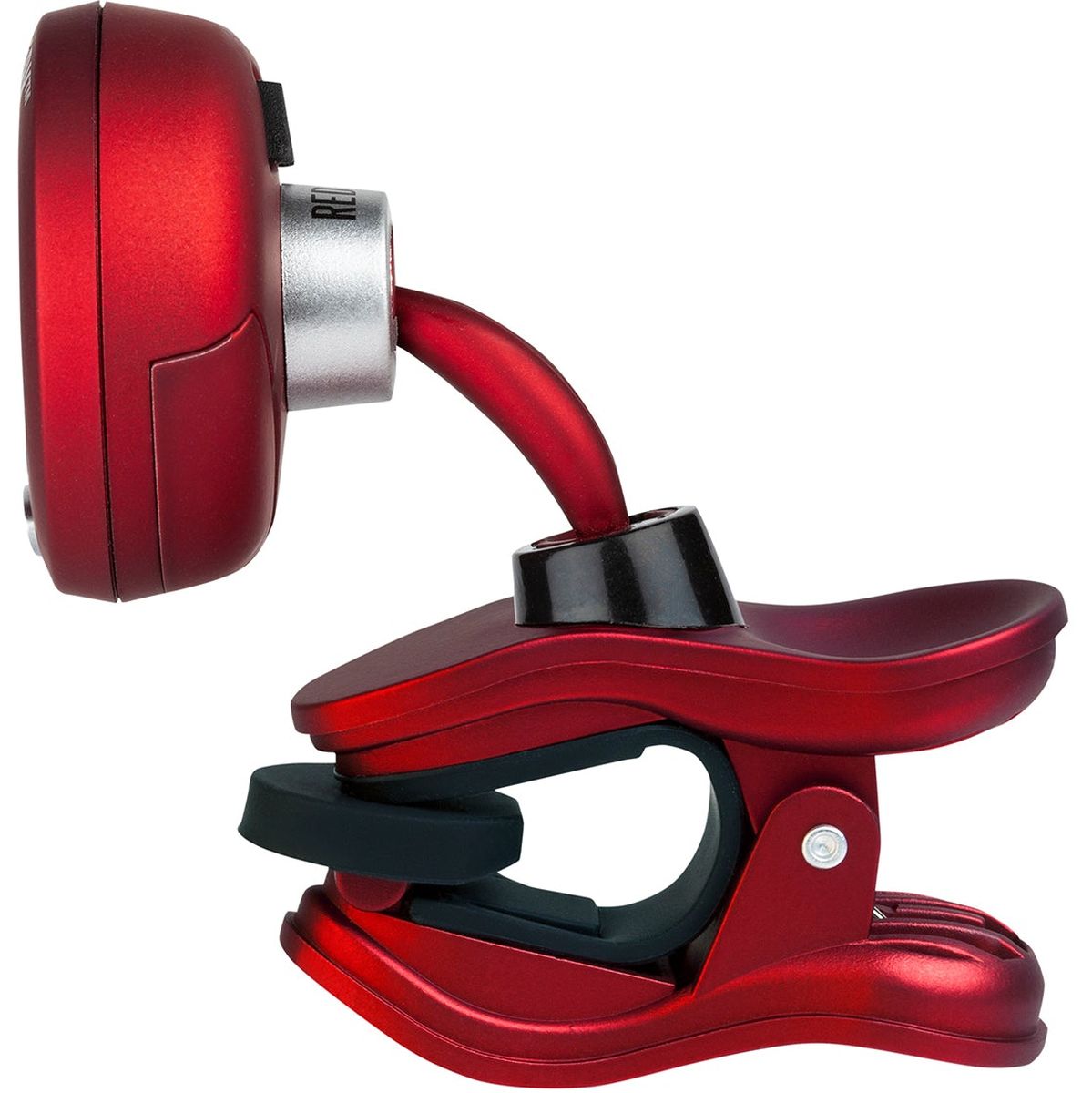 Snark Tuner Silver 2 - Clip On Chromatic Guitar Tuner - Red Silver