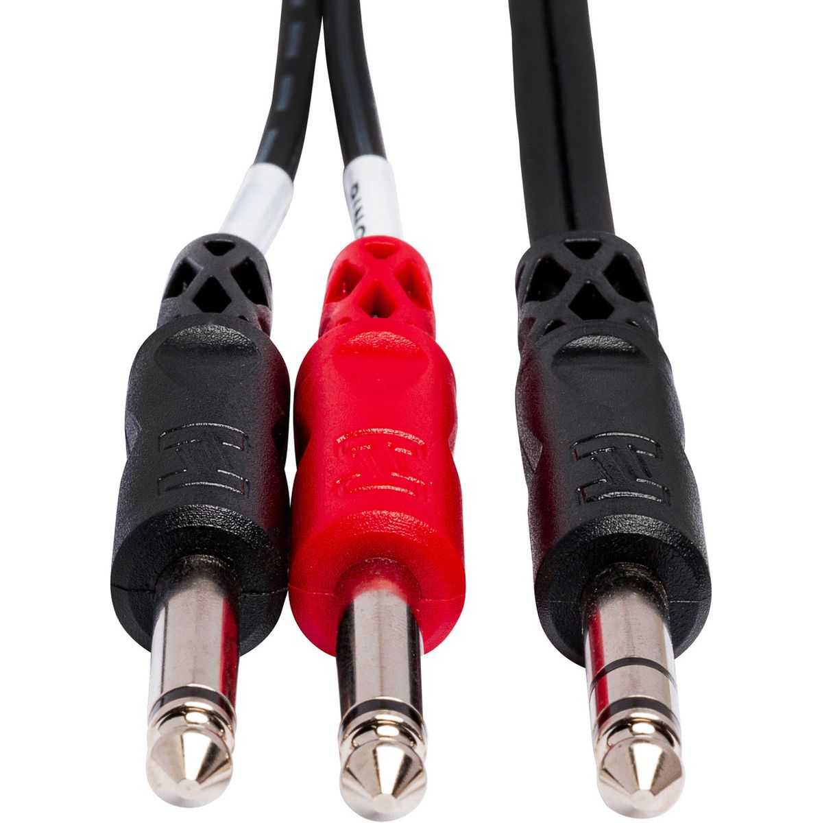 Hosa STP-202 Insert Cable 1/4 In TRS To Dual 1/4 In TS 2 M