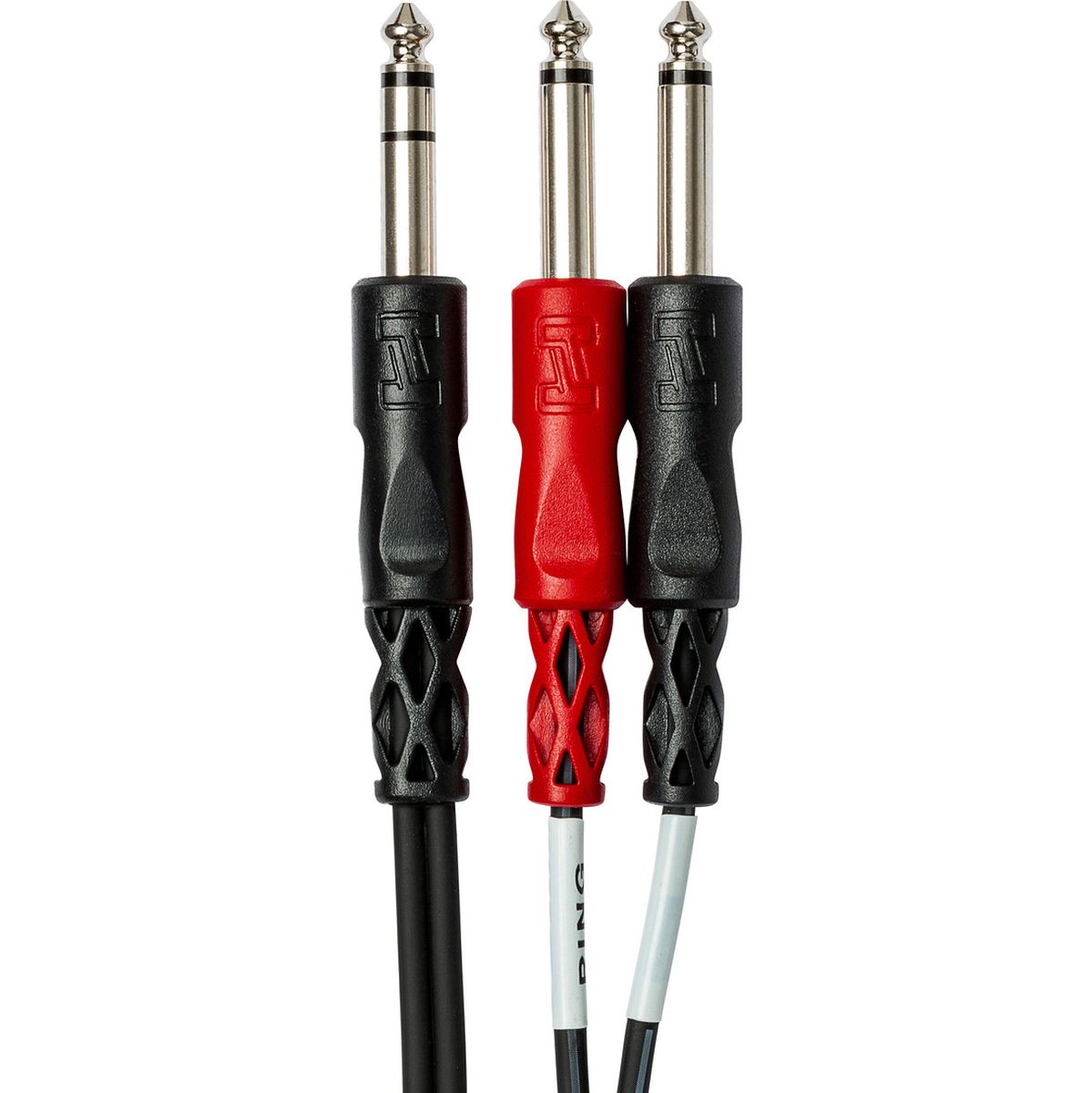 Hosa STP-203 Insert Cable 1/4 In TRS To Dual 1/4 In TS 3 M
