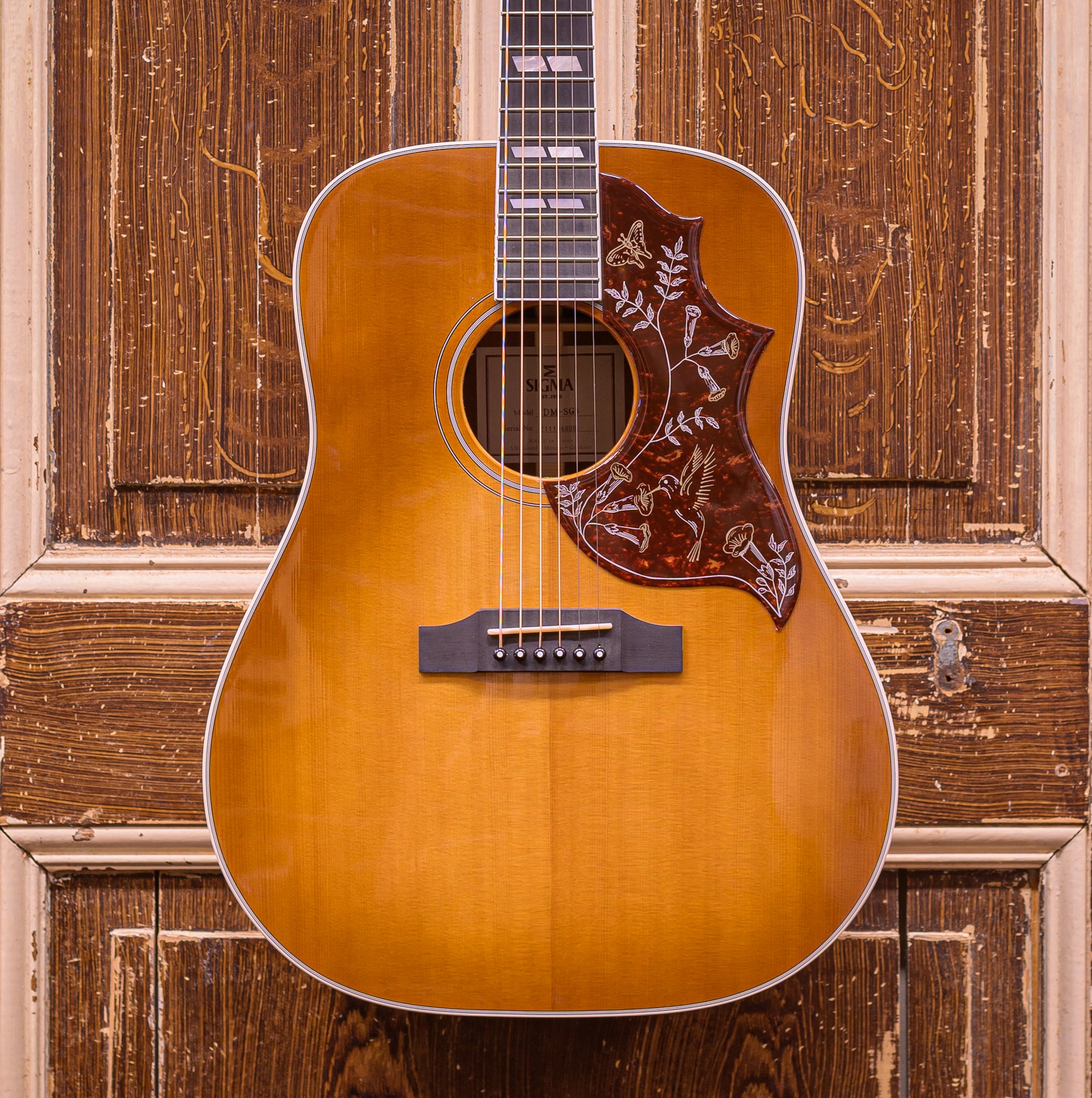 Sigma DM-SG5 Hummingbird Vintage Sunburst Westerngitaar
