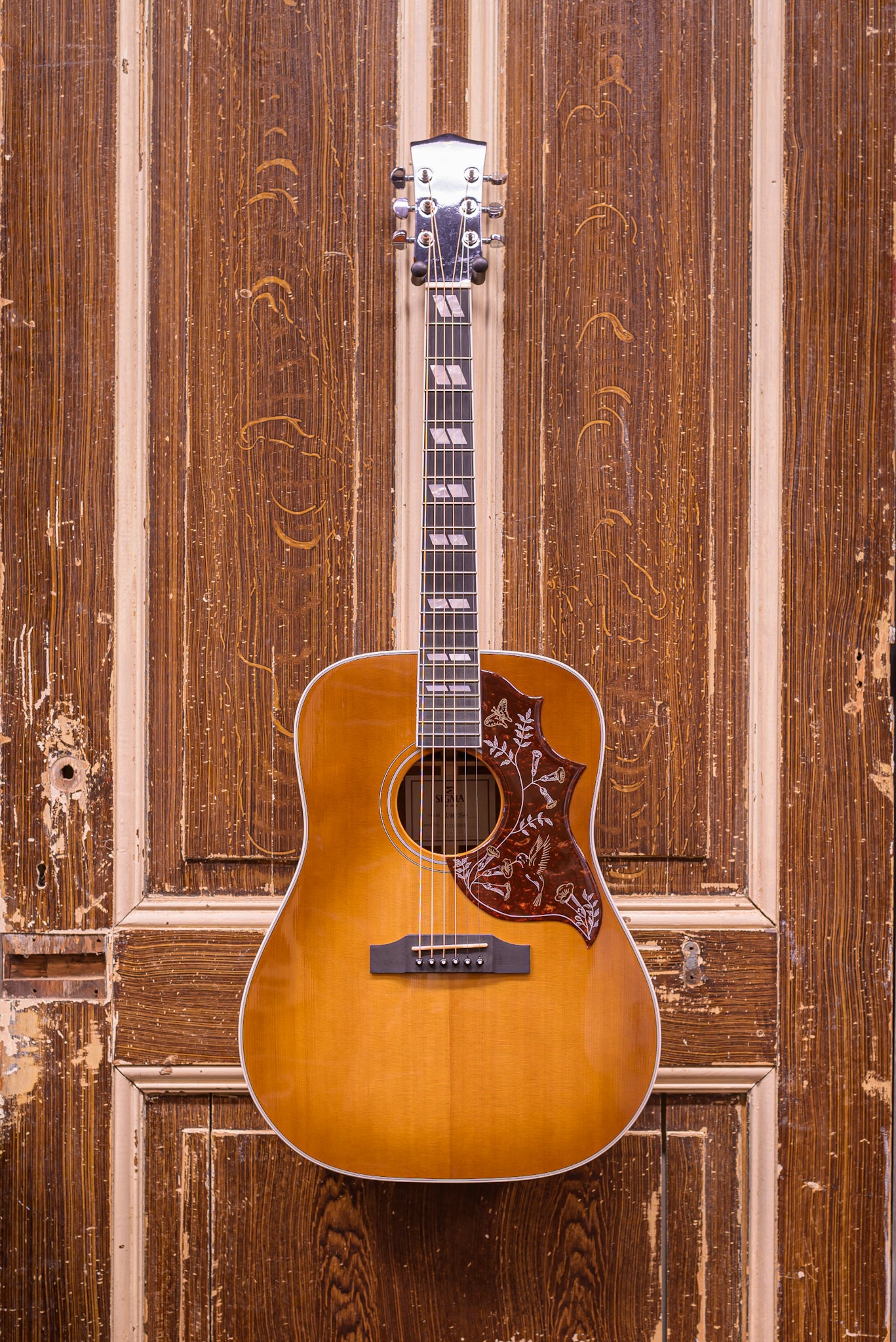 Sigma DM-SG5 Hummingbird Vintage Sunburst Westerngitaar