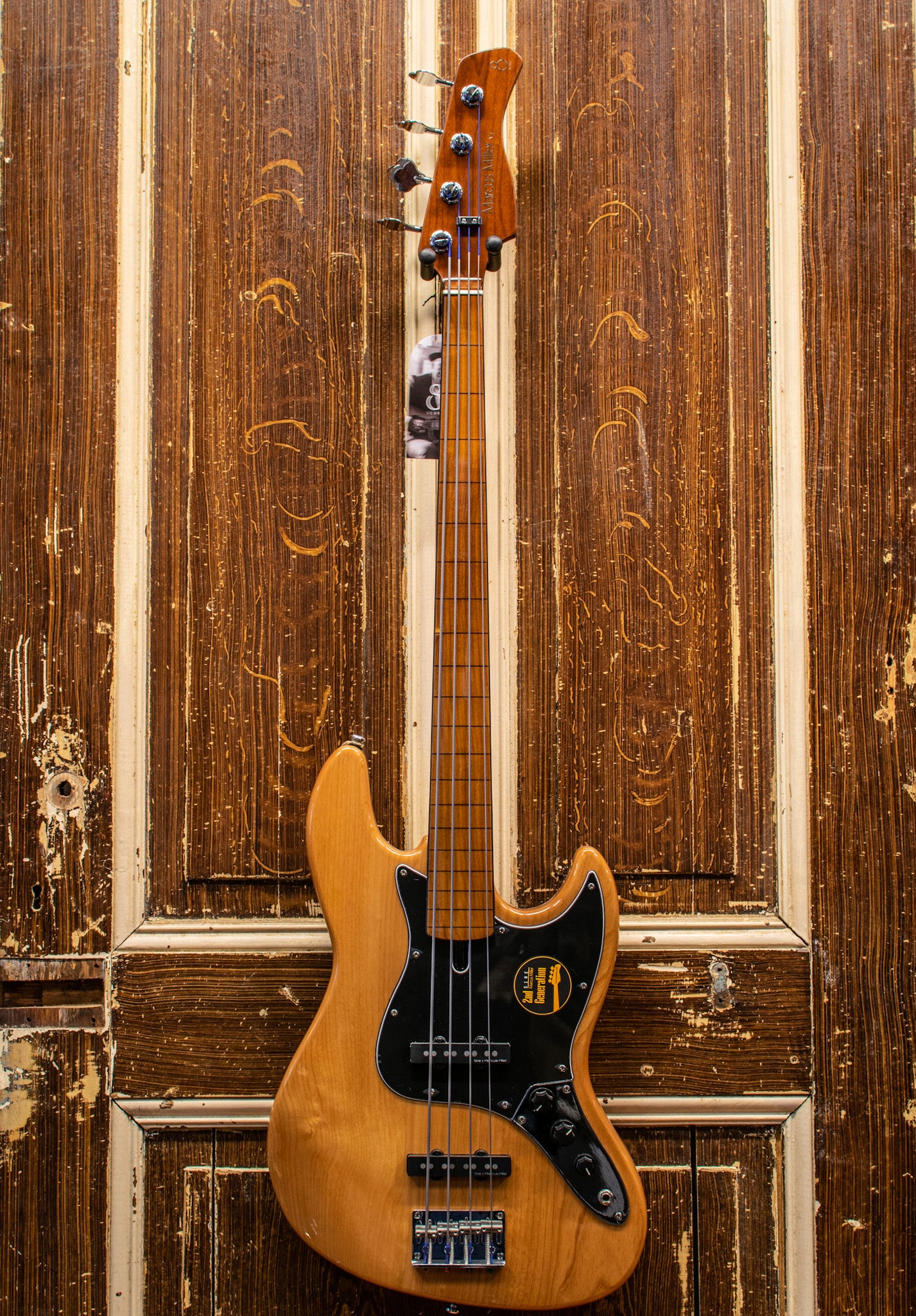 Sire Basses V5 A4F/NT Fretless Natural Basgitaar