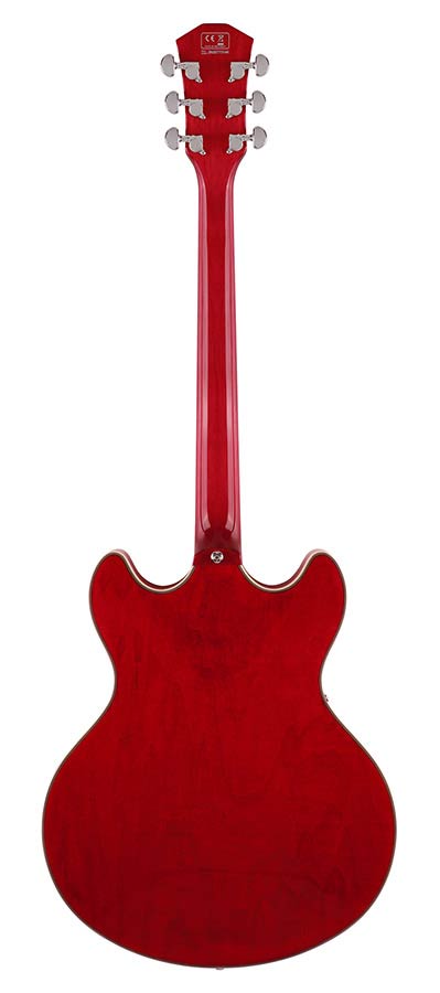 Sire Guitars H7L/STR See Trough Red Lefty Elektrische gitaar