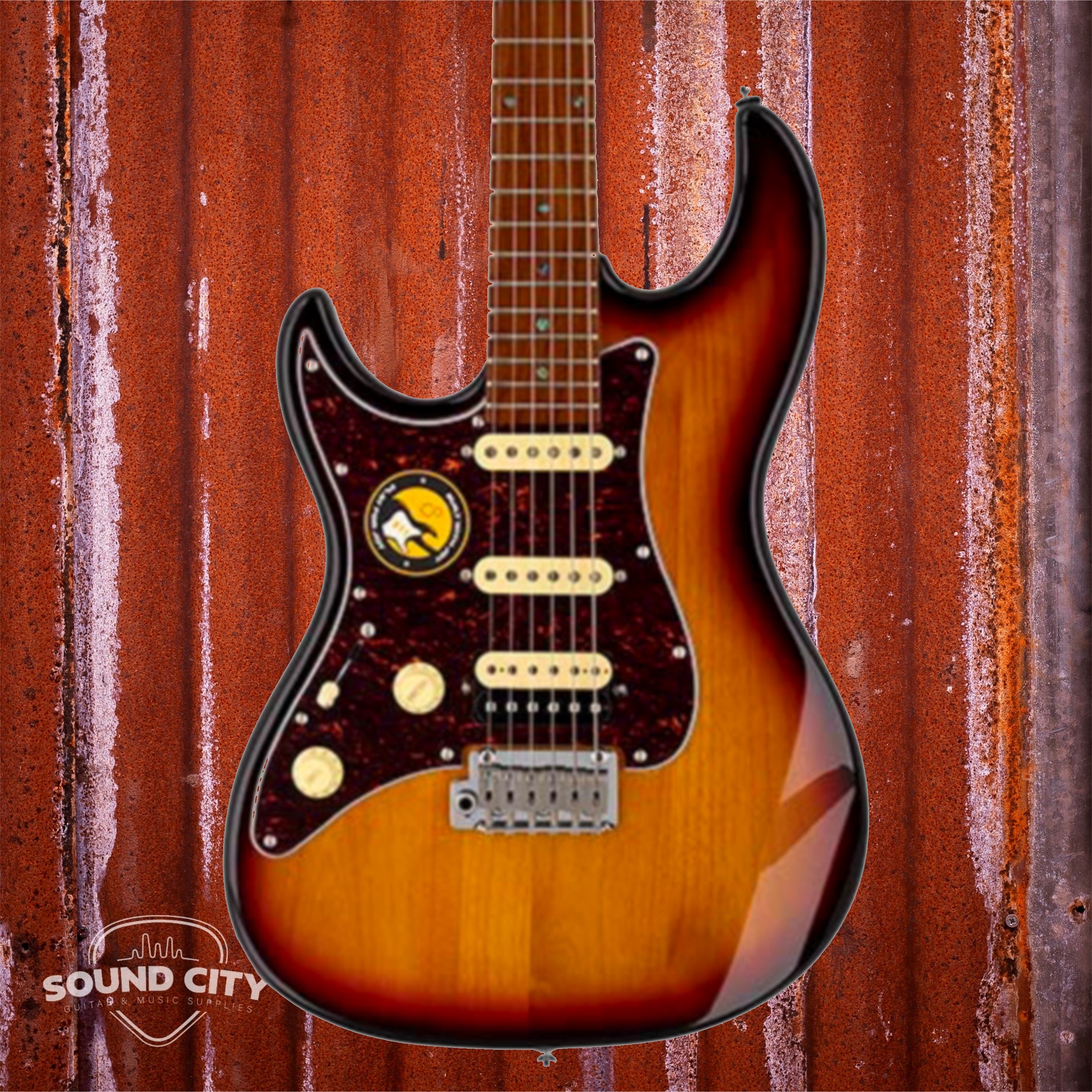 Sire Guitars S7L/3TS 3-Tone Sunburst Lefty Elektrische gitaar