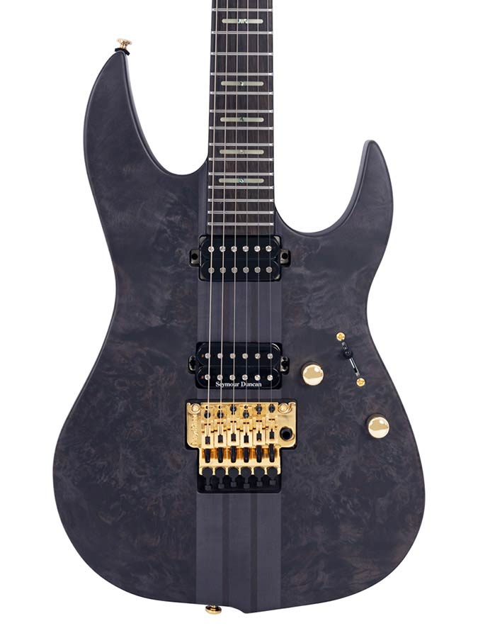 Sire Guitars X10/TBKS Black Burl Neck-trough Elektrische gitaar