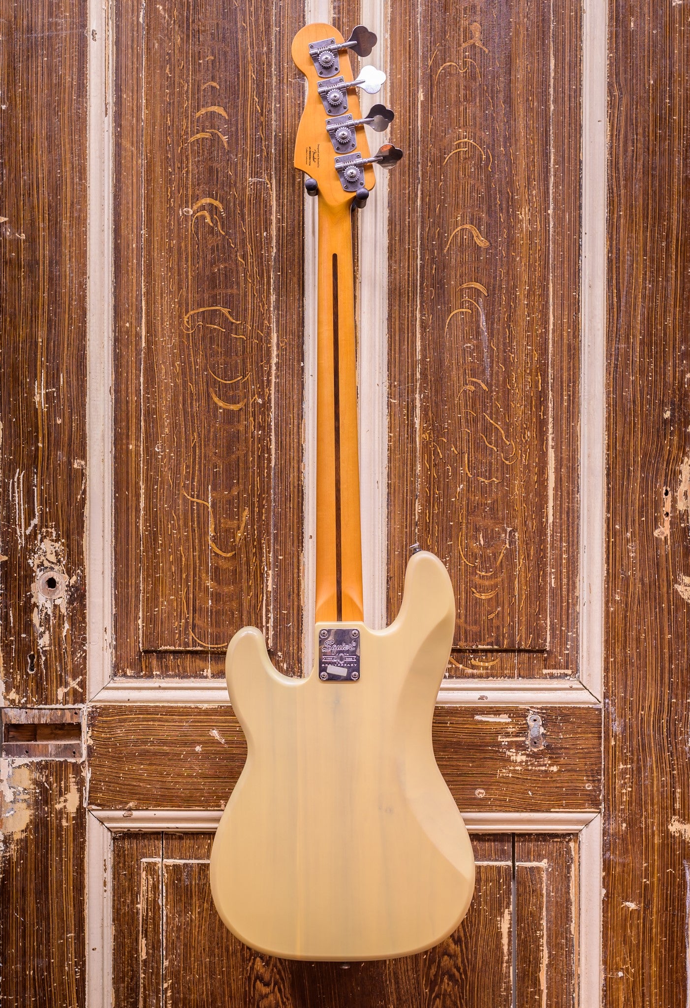 Squier 40th Ann. Precision Bass Satin Vin. Blonde Basgitaar (occasion)