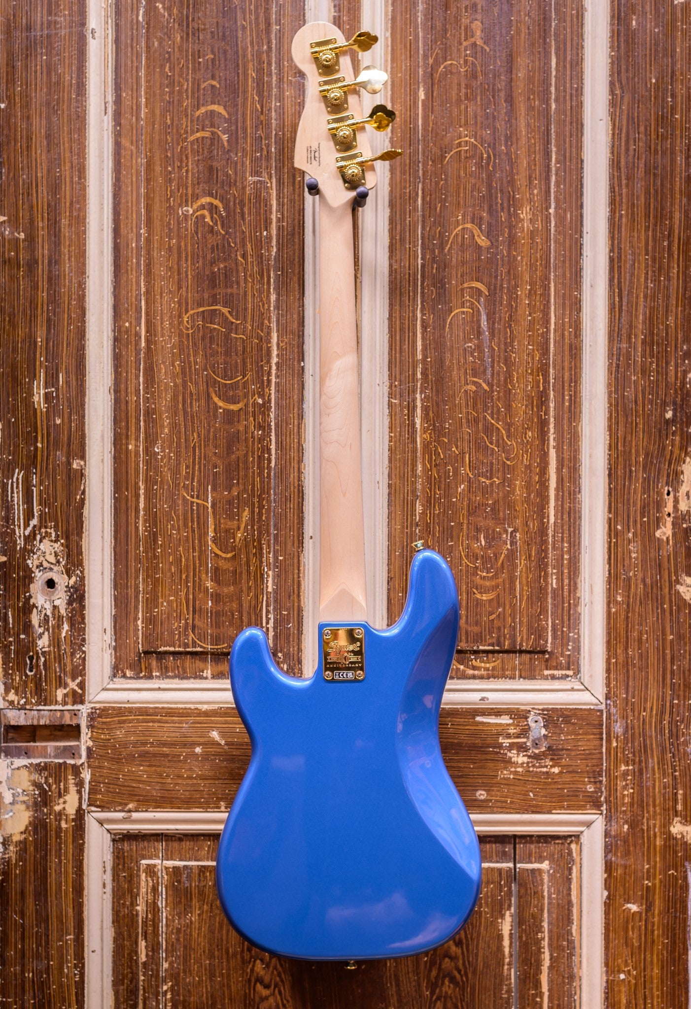 Squier 40th Ann. Precision Bass Gold LRL Lake Placid Blue (occasion)