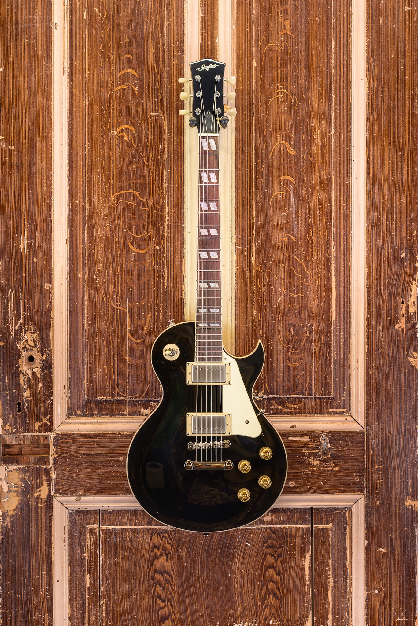 Stanford CR Fleetwood Onyx Black Elektrische gitaar